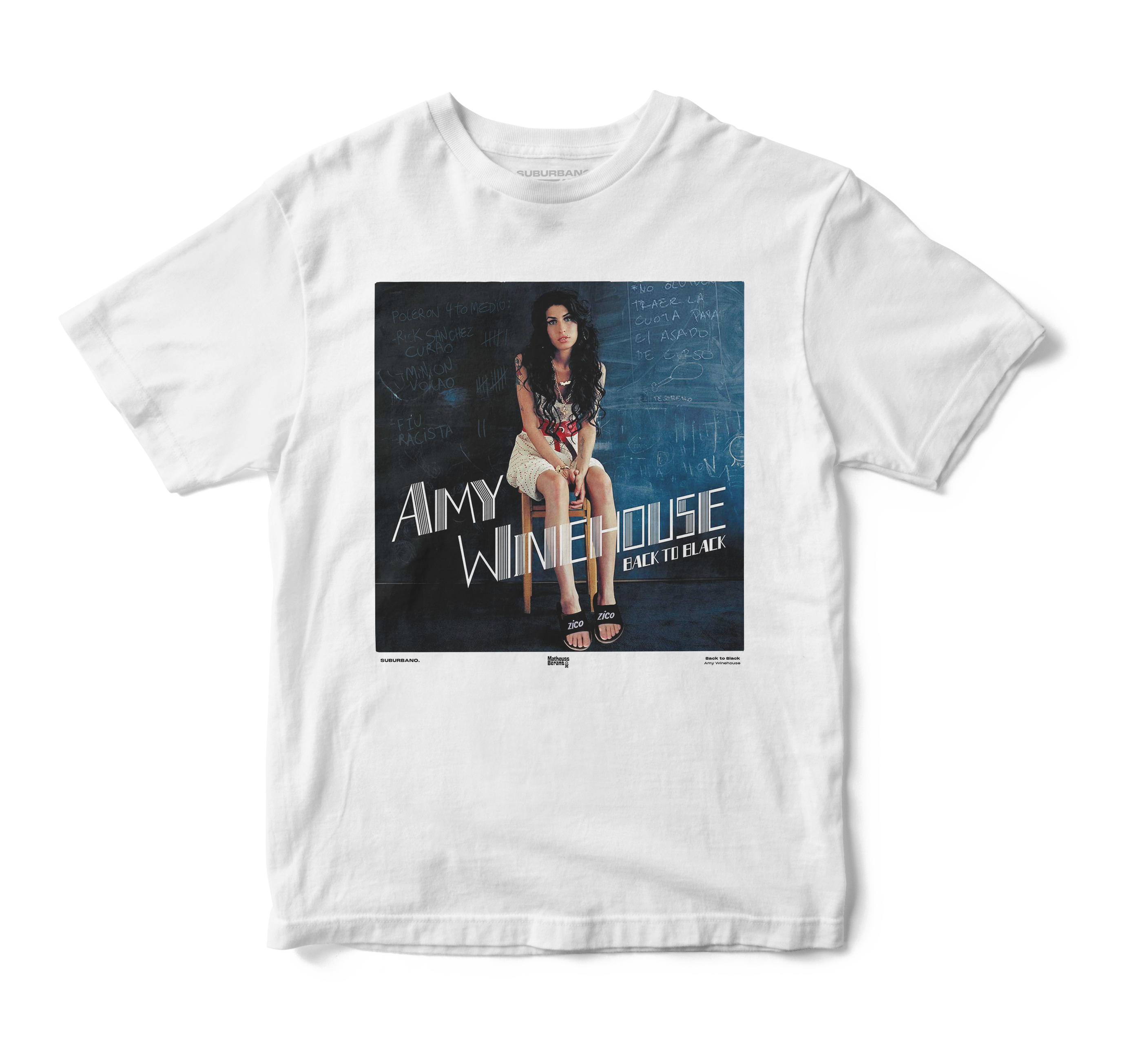 Polera Back to Black - Amy Winehouse