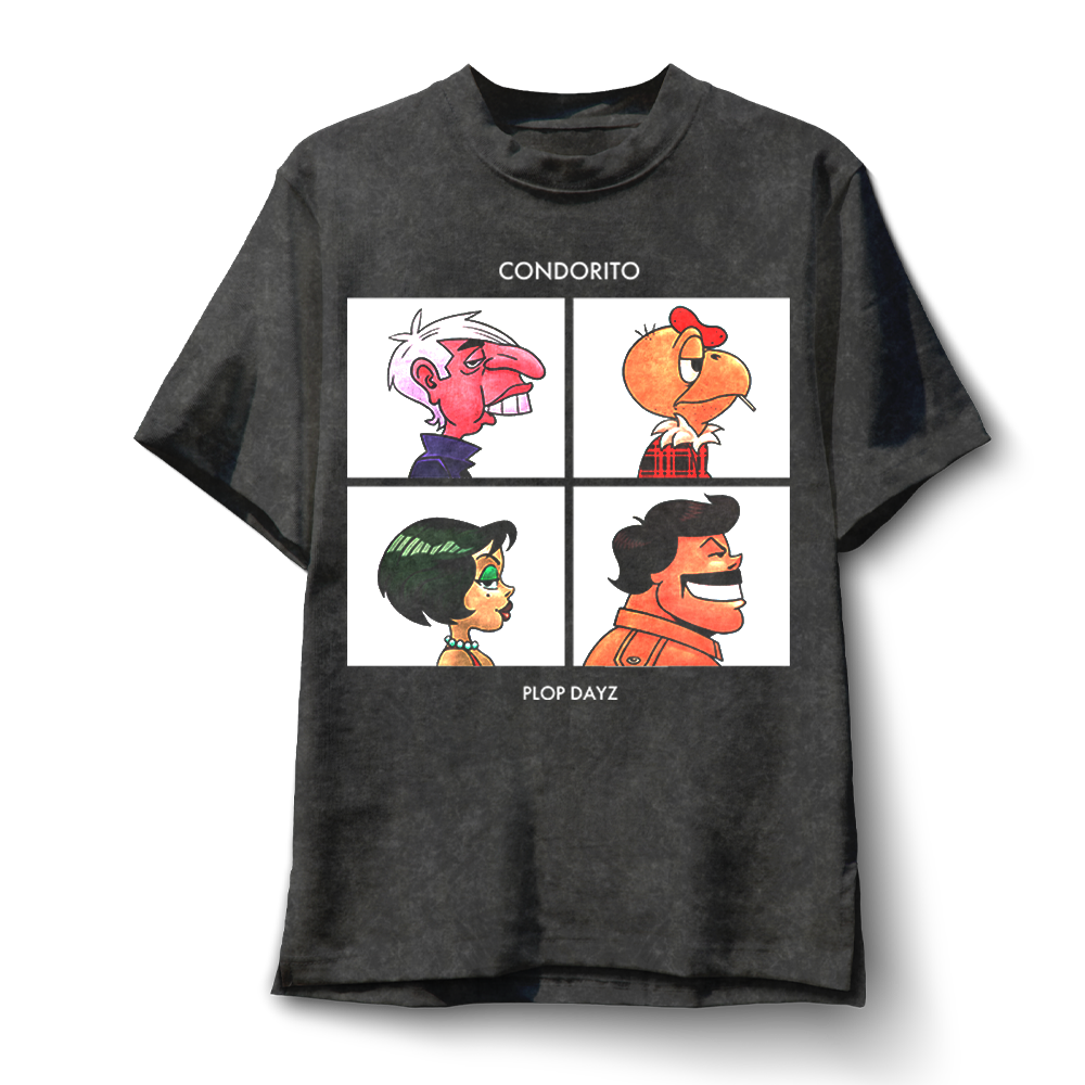 Polera Demon Days - Gorillaz (Condorito)