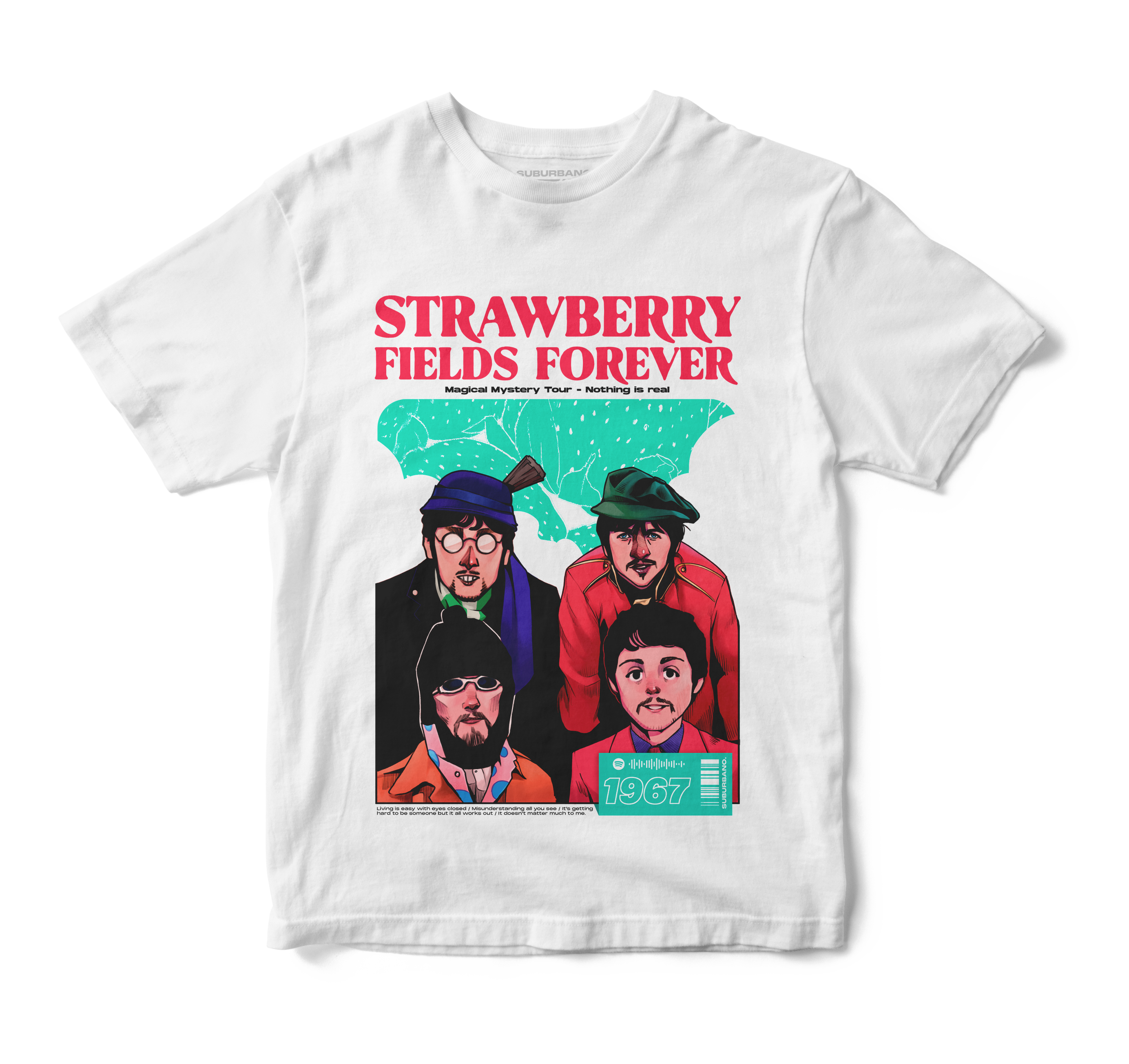 Polera Strawberry Fields Forever - The Beatles