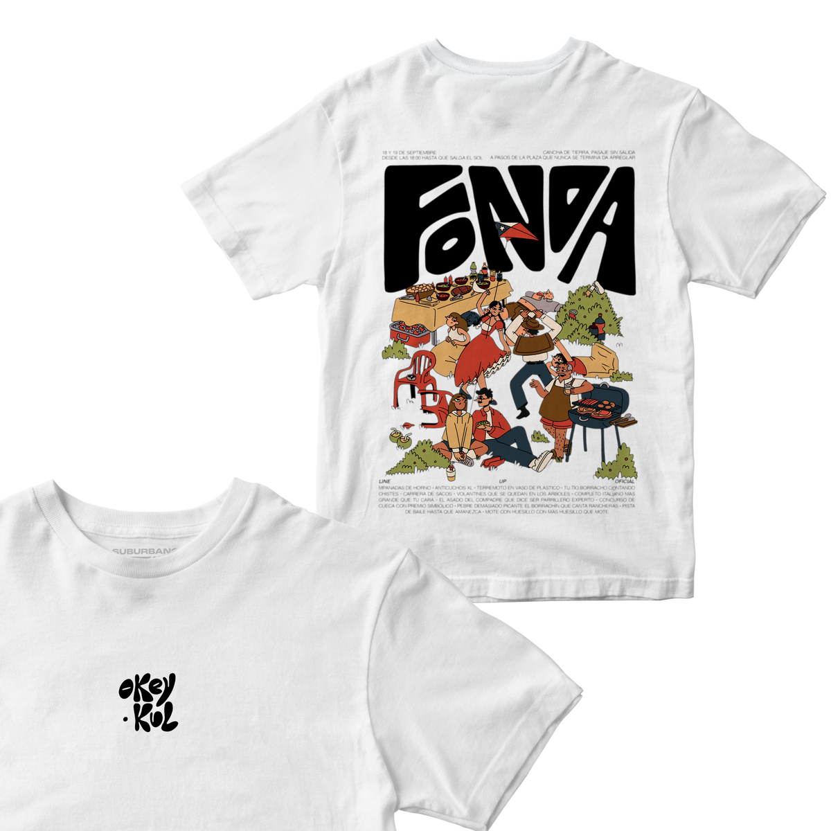 Polera Fonda - Espalda (Color)