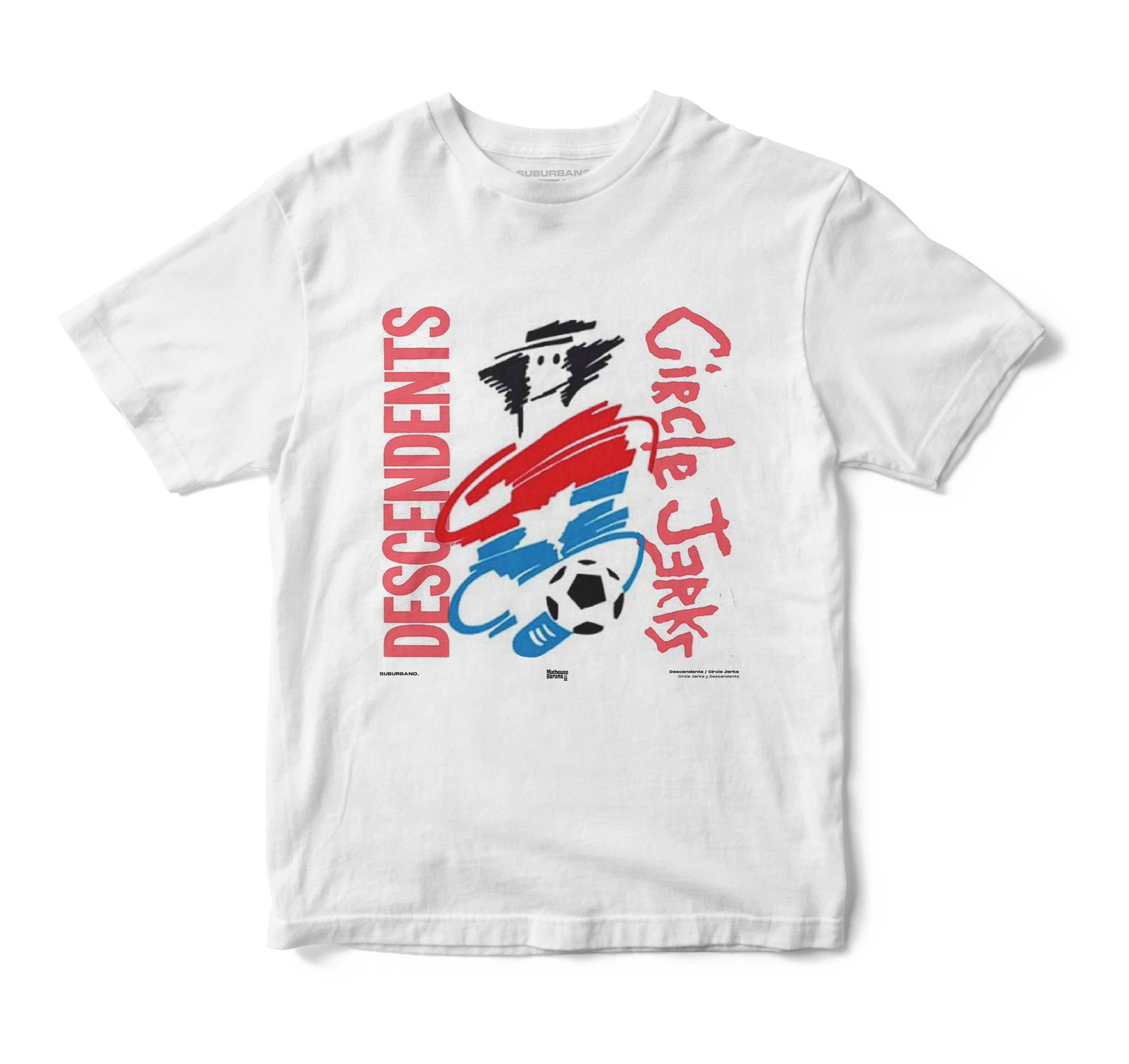 Polera Circle Jerks y Descendents