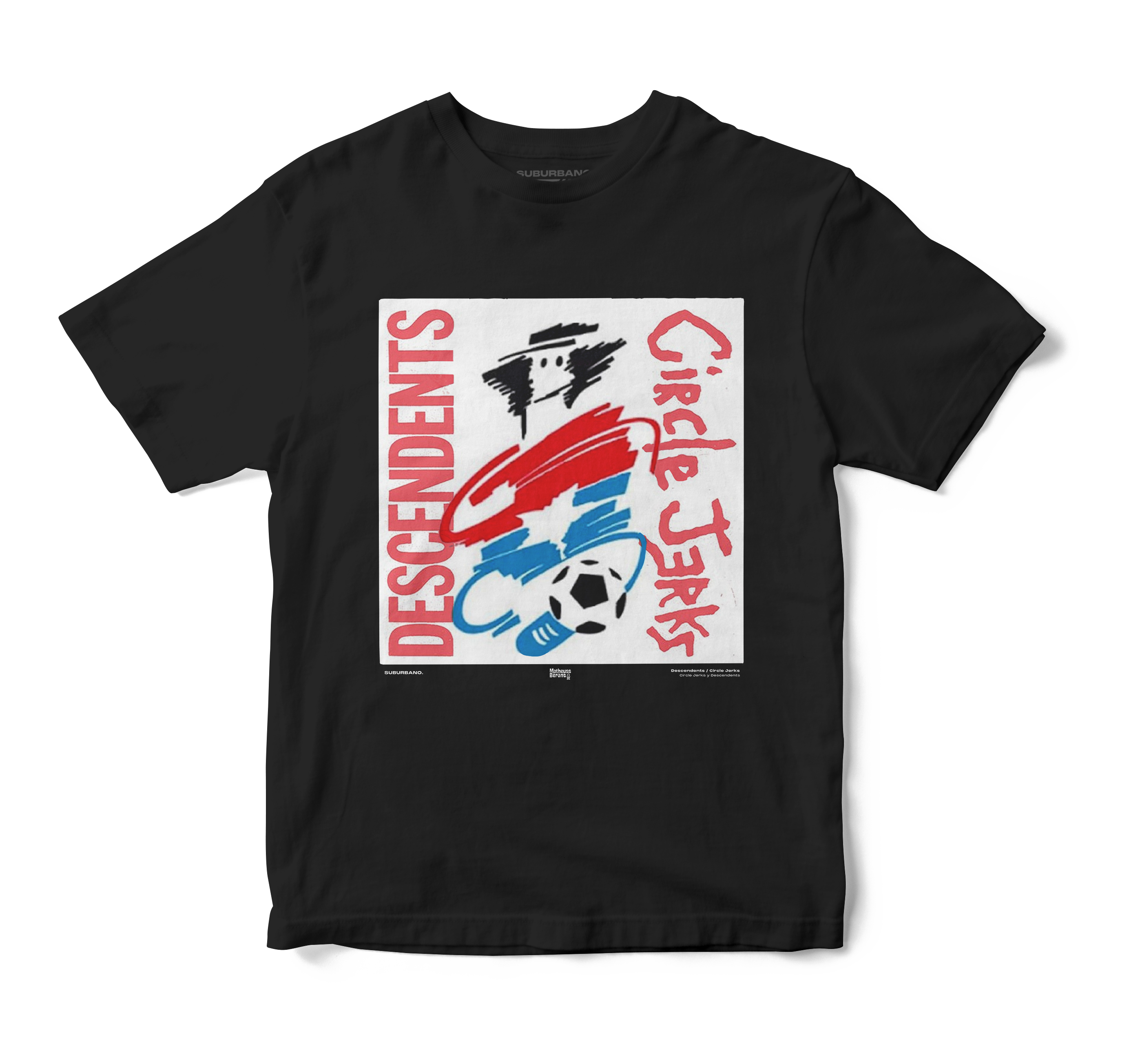 Polera Circle Jerks y Descendents