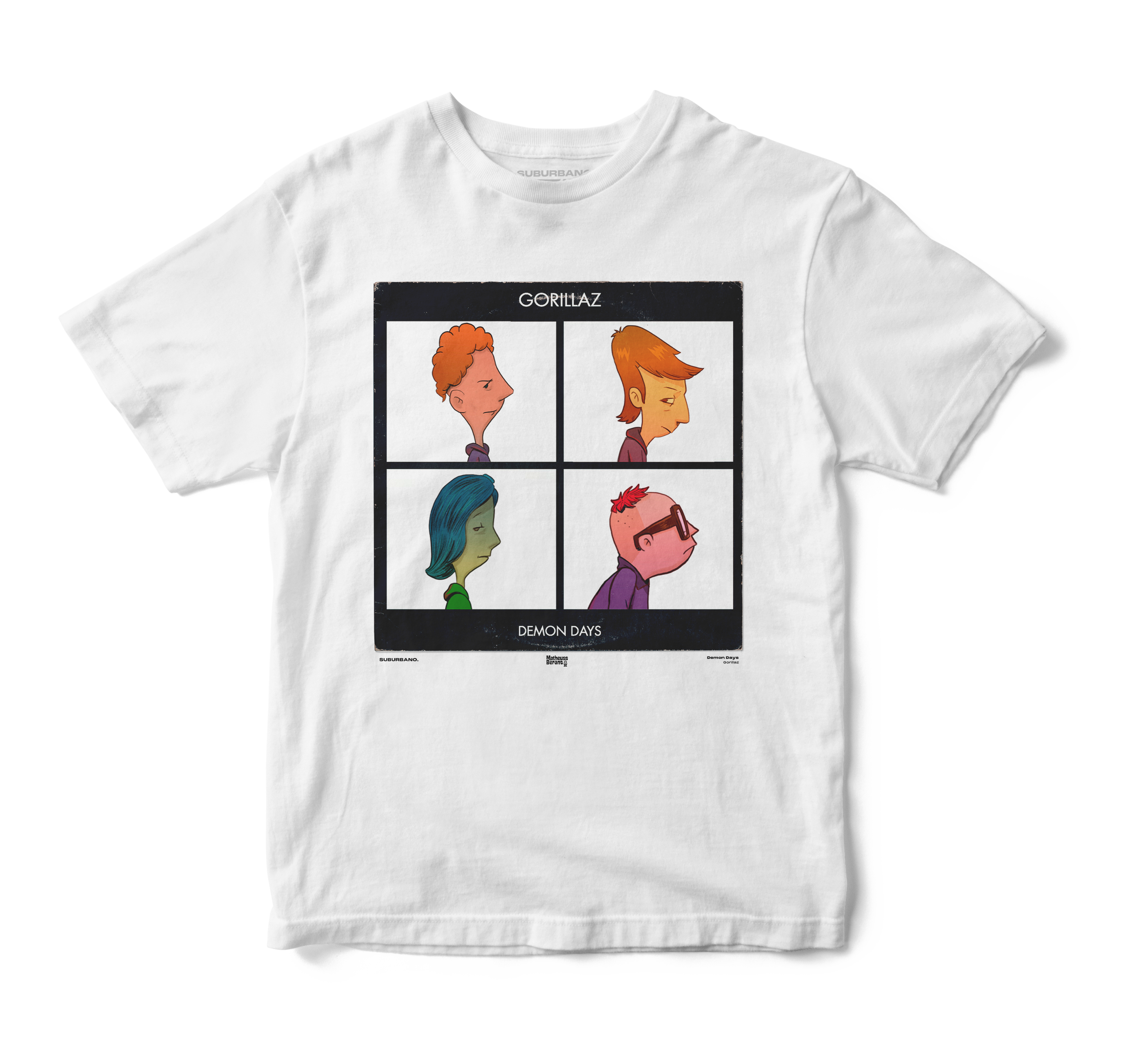 Polera Demon Days - Gorillaz