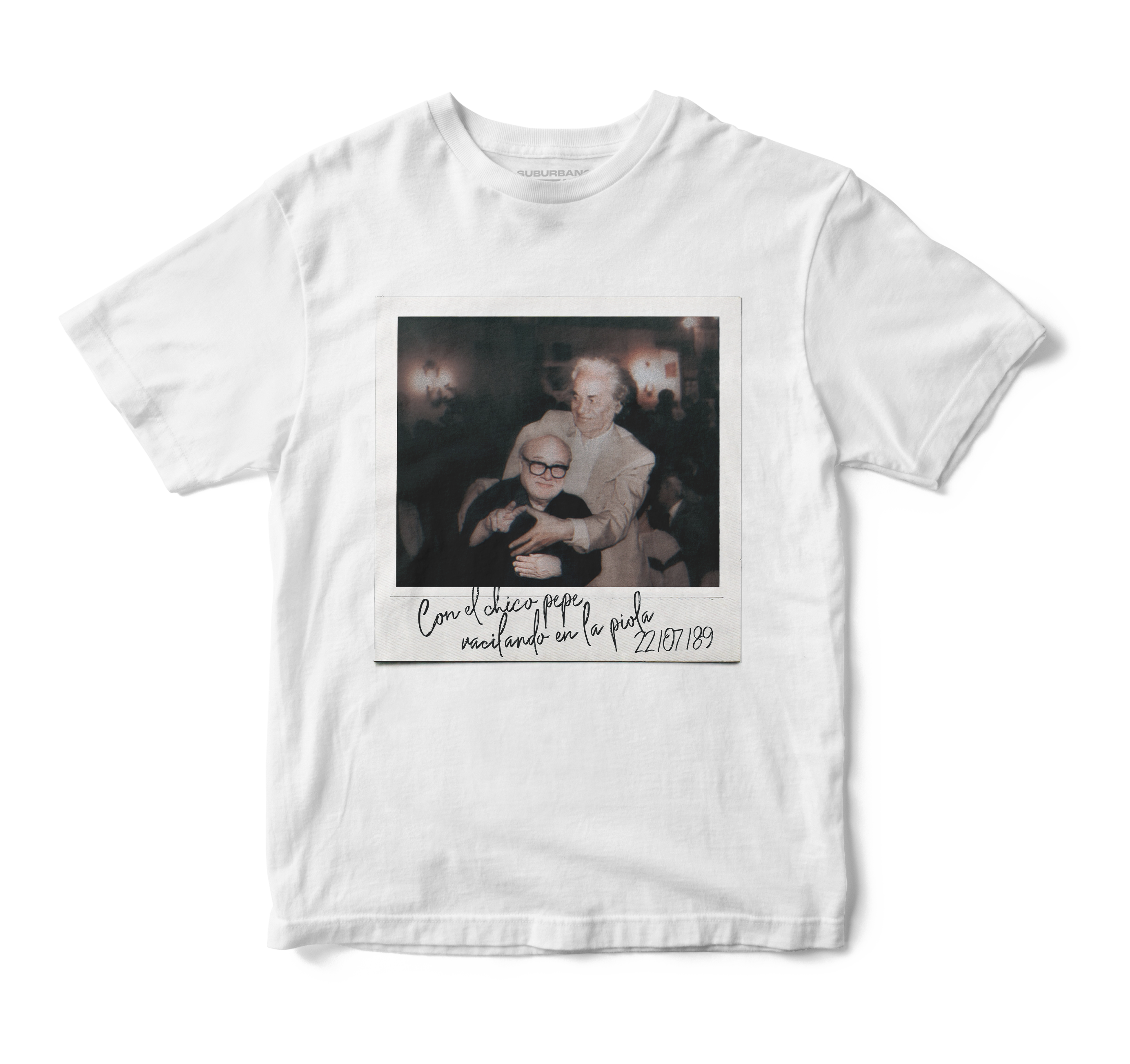 Polera Danny DeVito y Nicanor Parra