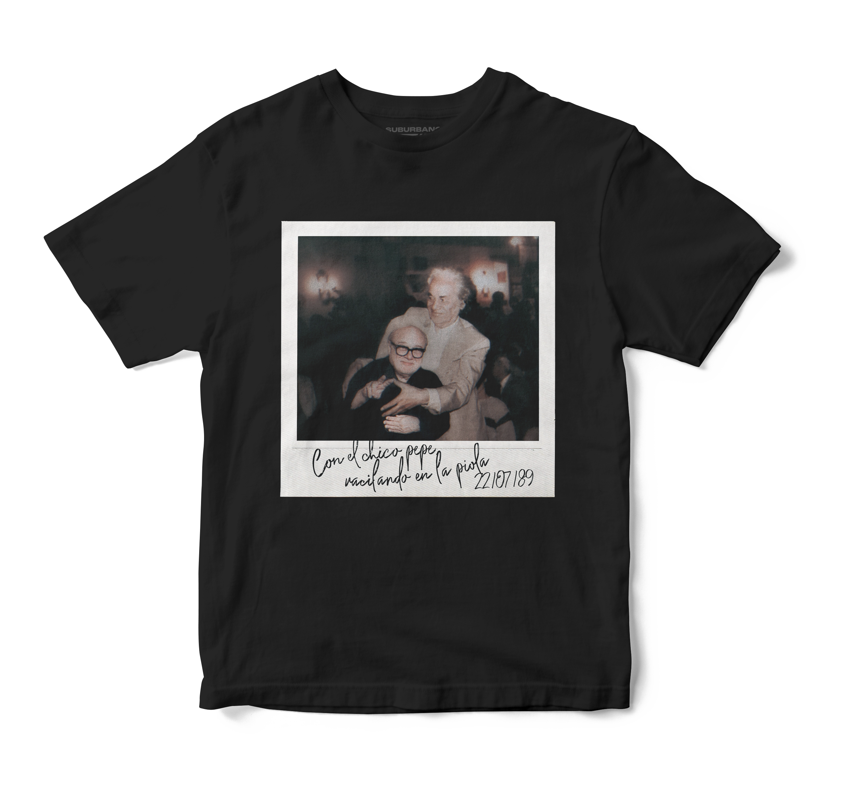 Polera Danny DeVito y Nicanor Parra