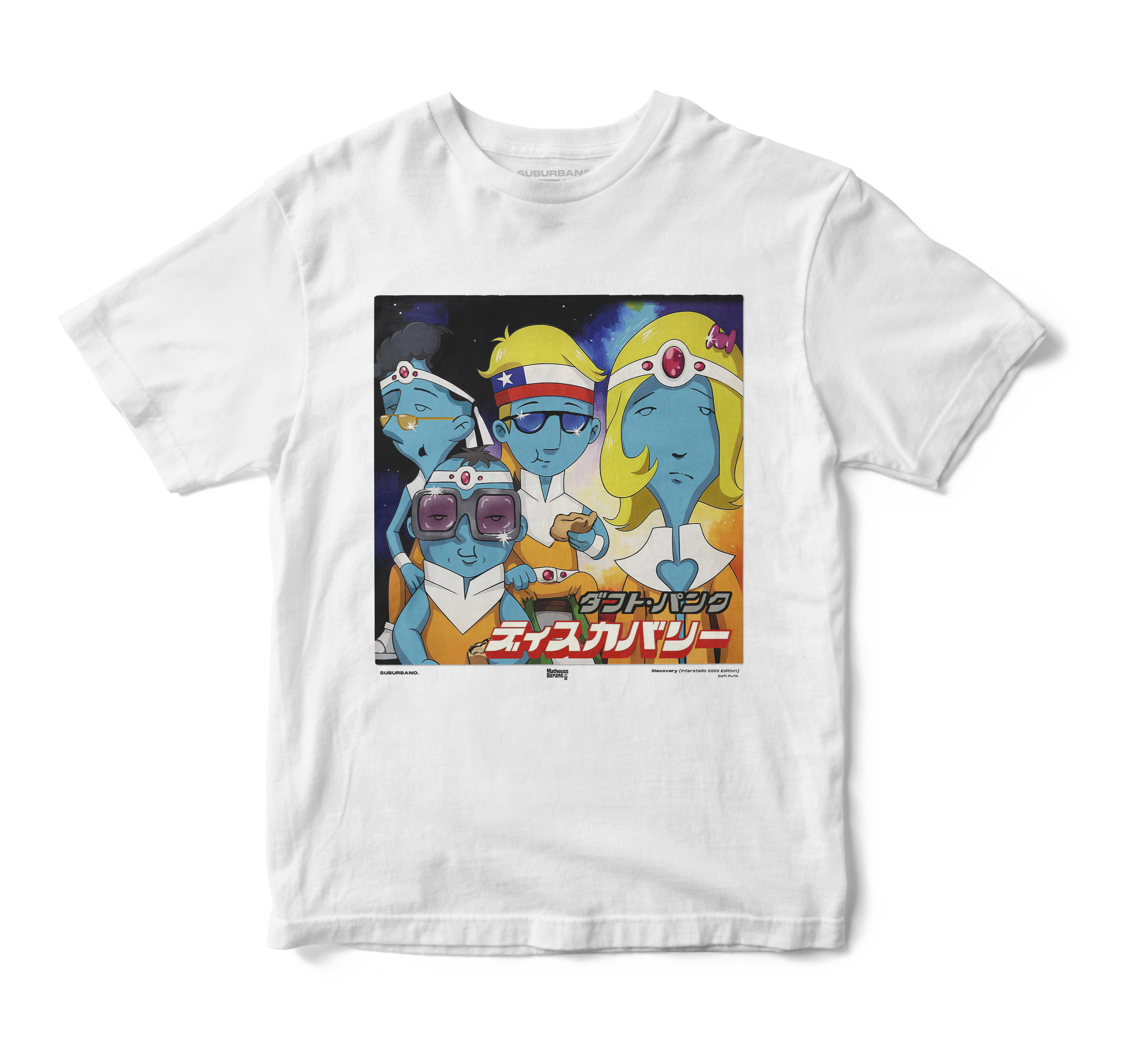 Polera Discovery - Daft Punk V2