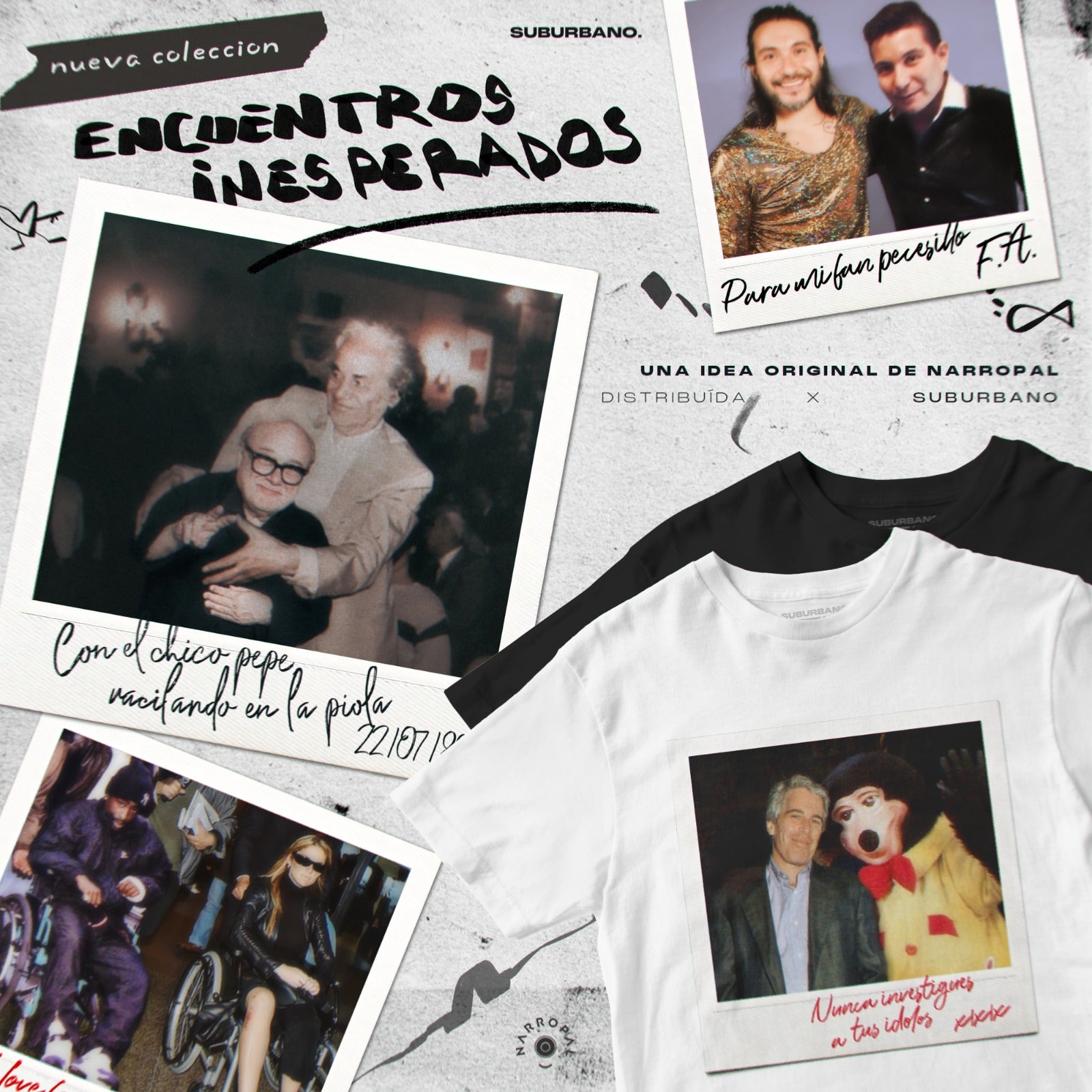 Polera Pecesillo y Felipe Avello