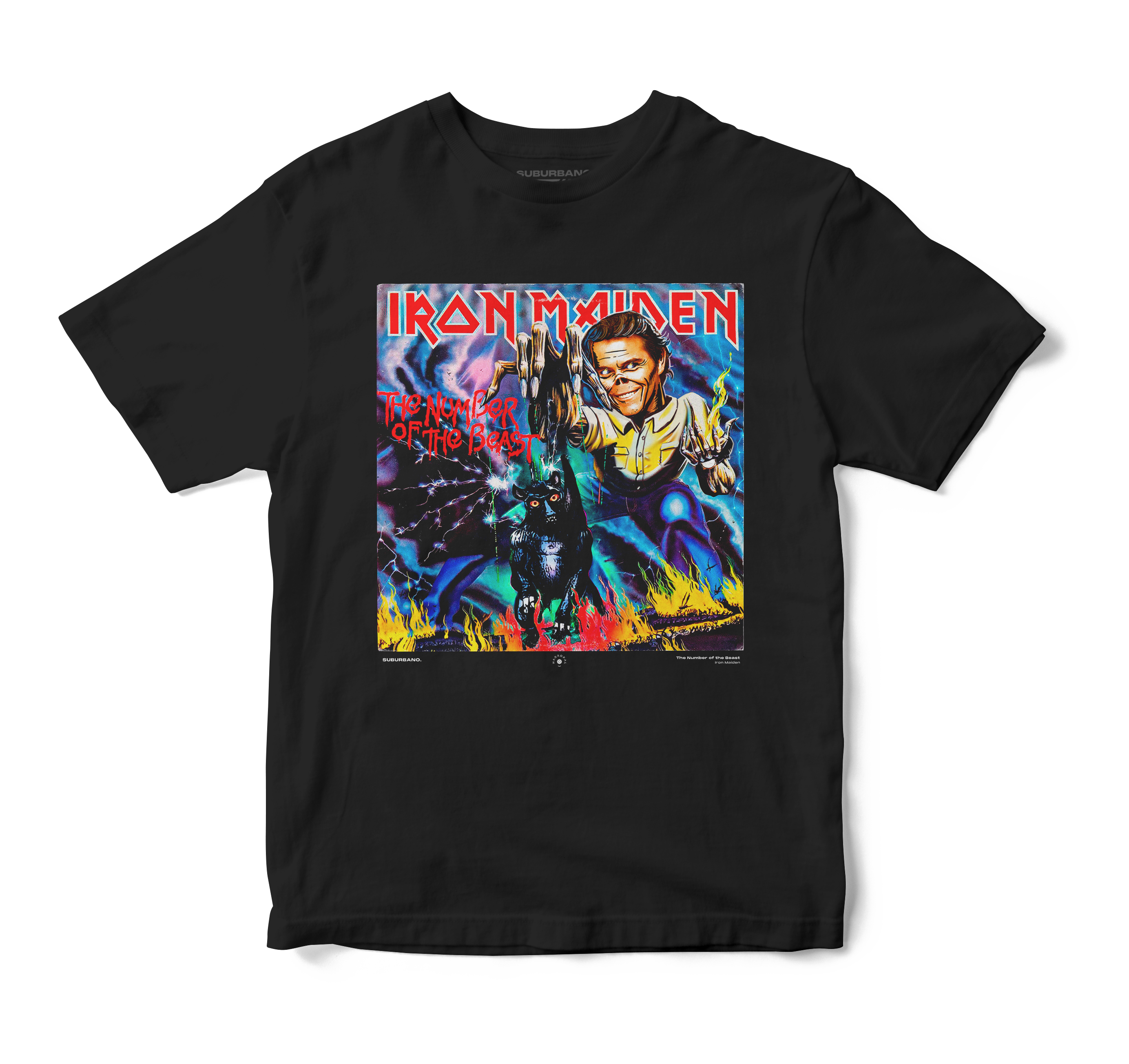 Polera The Number of the Beast - Iron Maiden