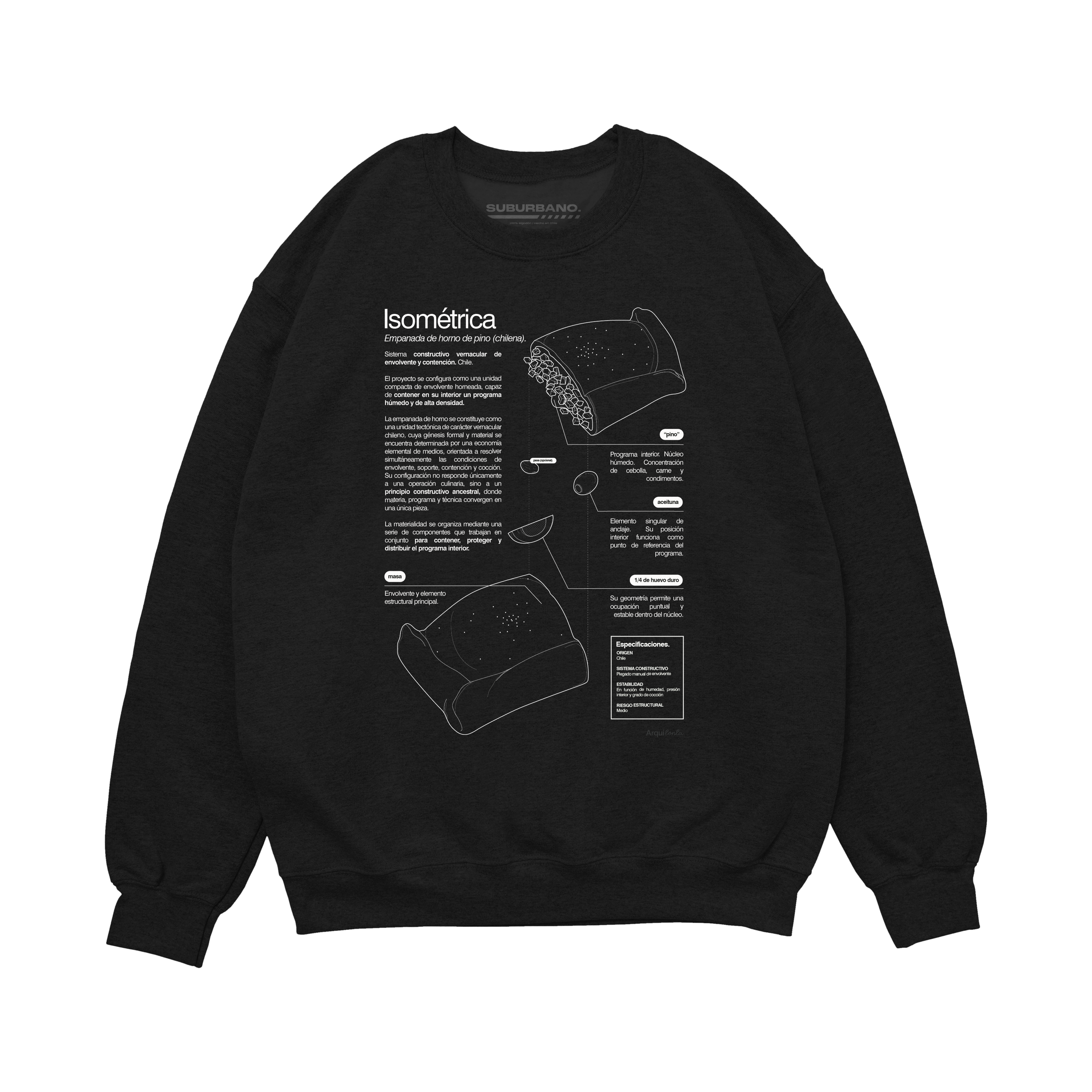 Polera Empanada (Isométrica)