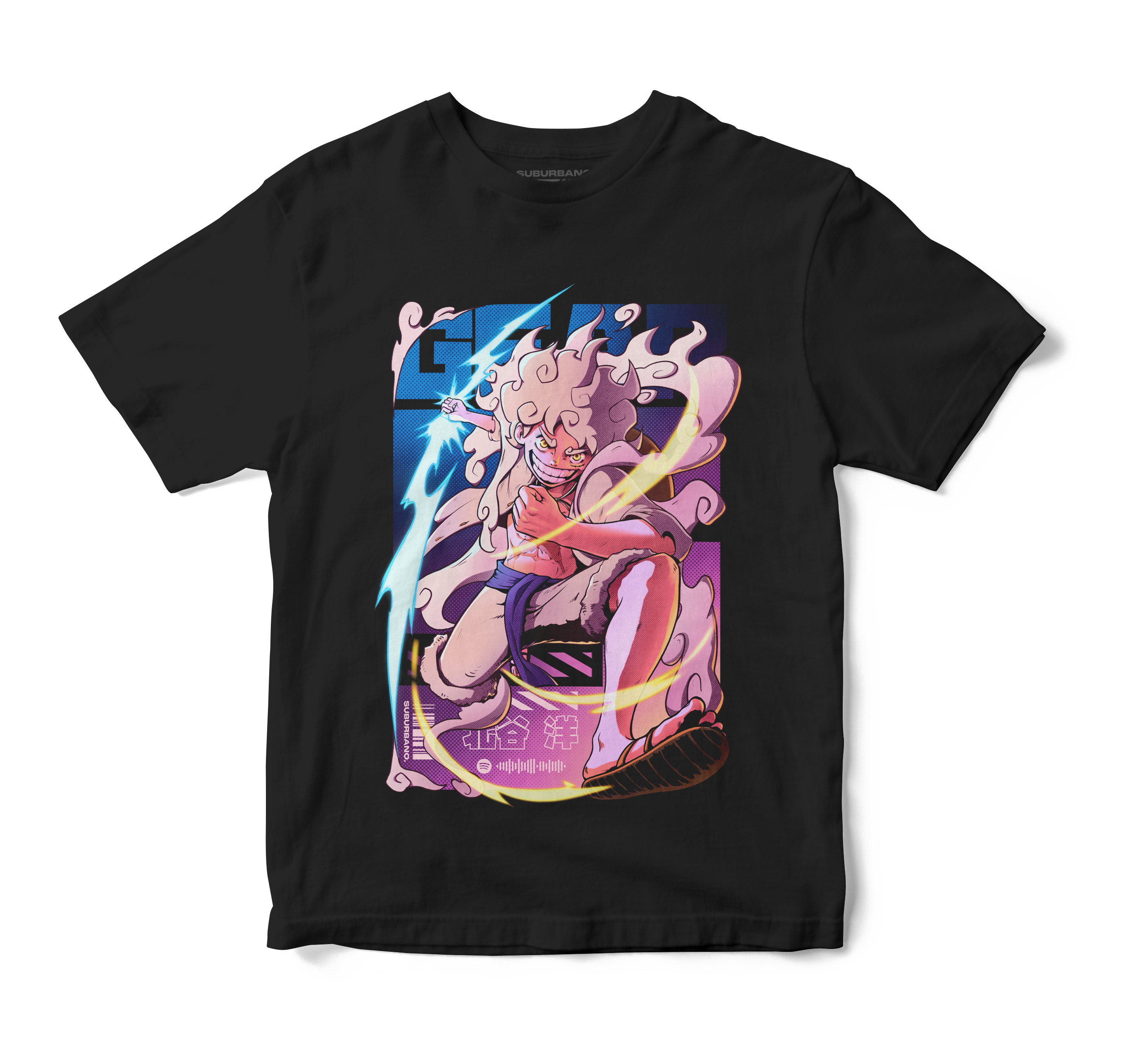 Polera Luffy Gear 5 - One Piece