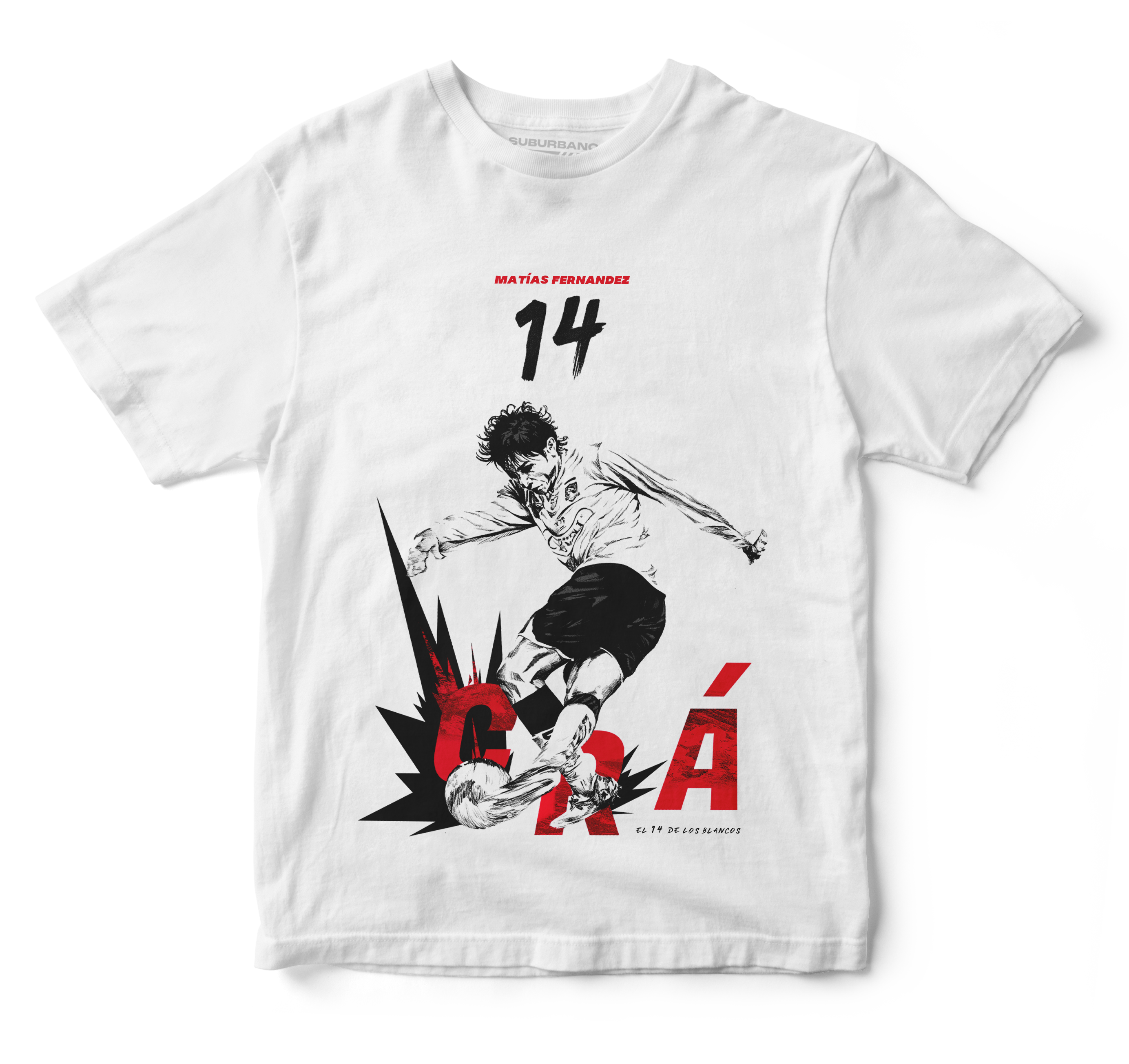 Polera 14 de los blancos / Matías Fernandez