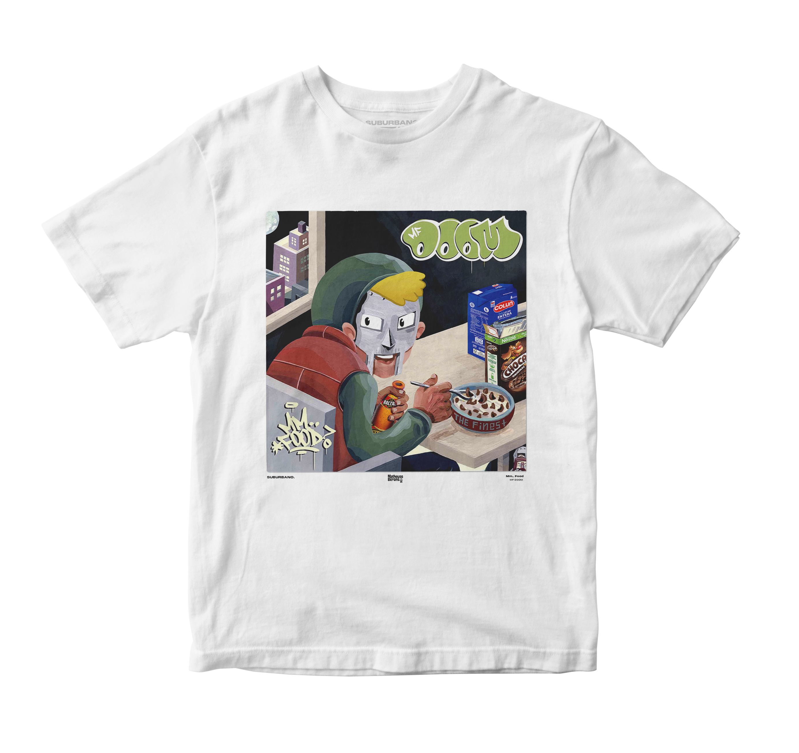 Polera Mm.. Food - MF DOOM (Chocapic)