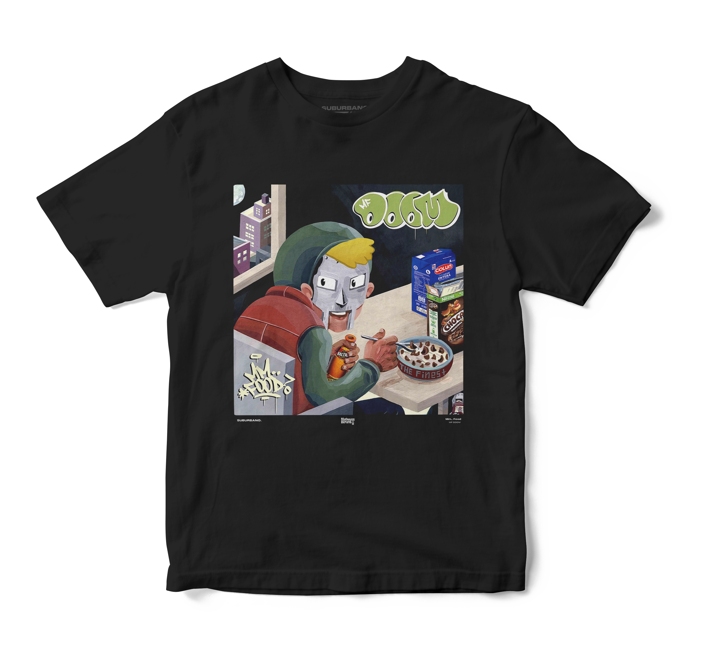 Polera Mm.. Food - MF DOOM (Chocapic)