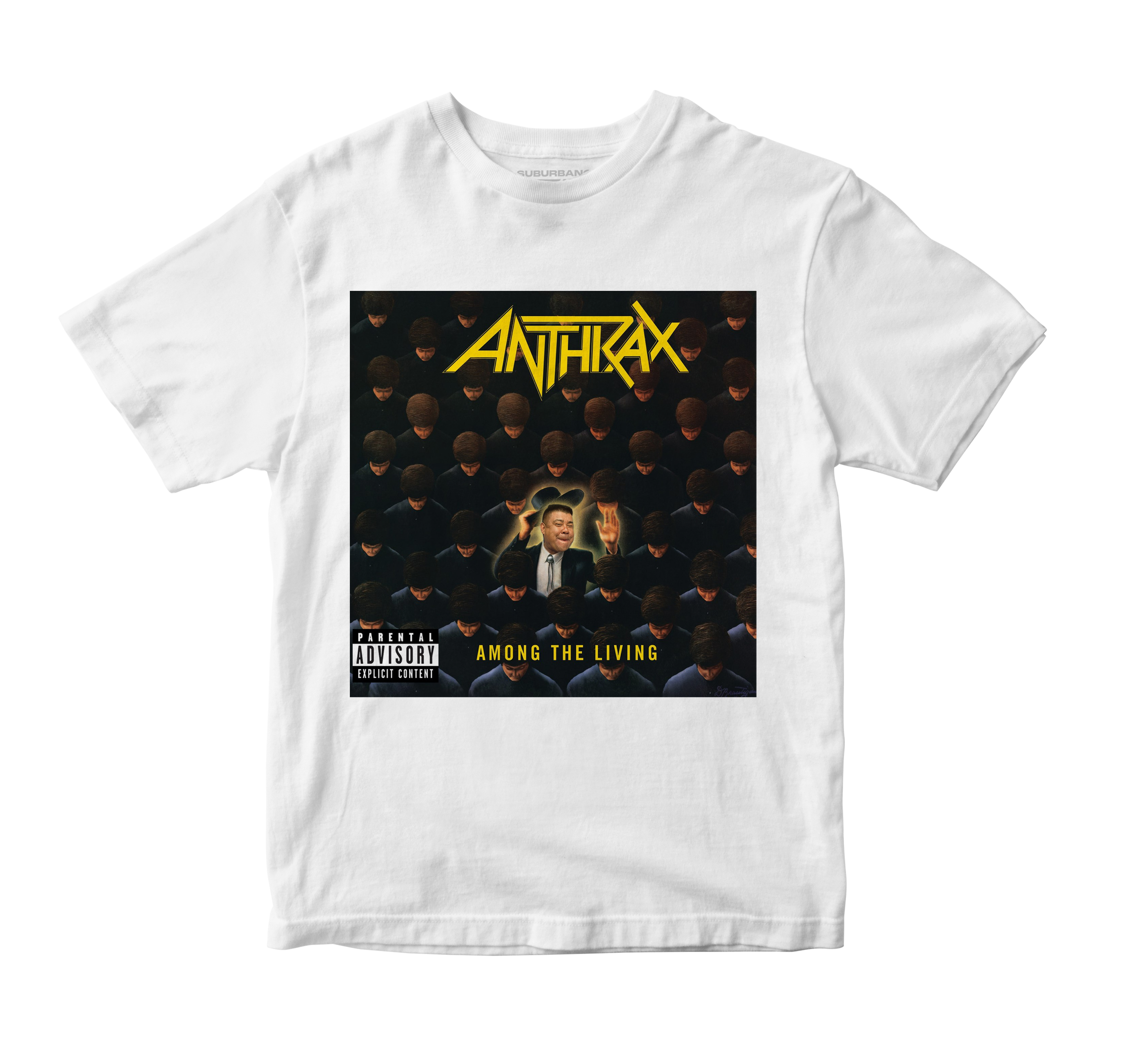 Polera Among the Living - Anthrax V1
