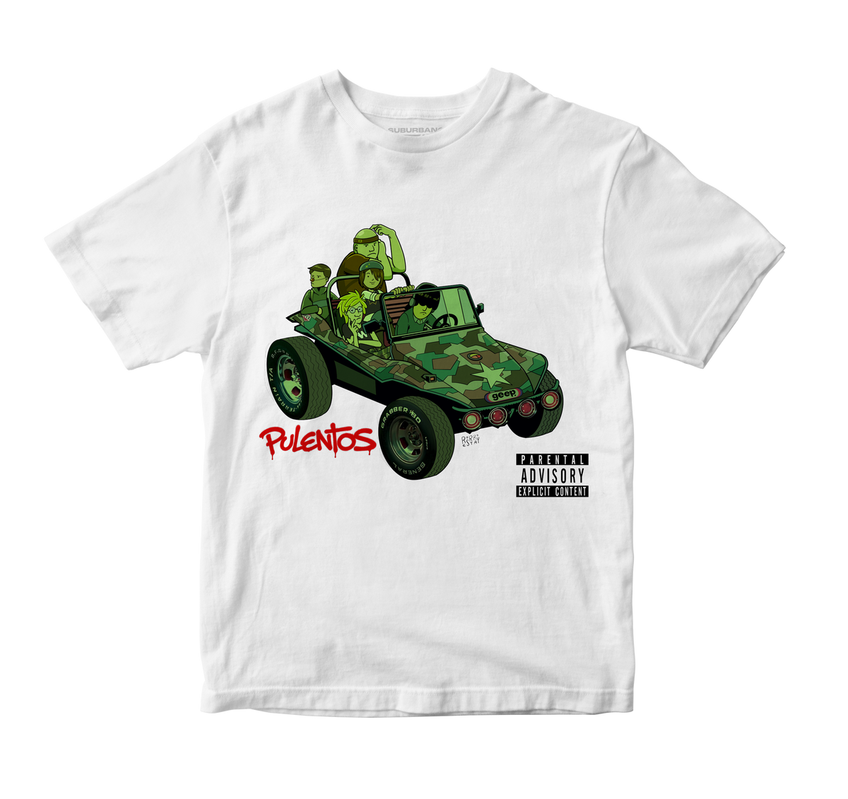 Polera Gorillaz Homónimo
