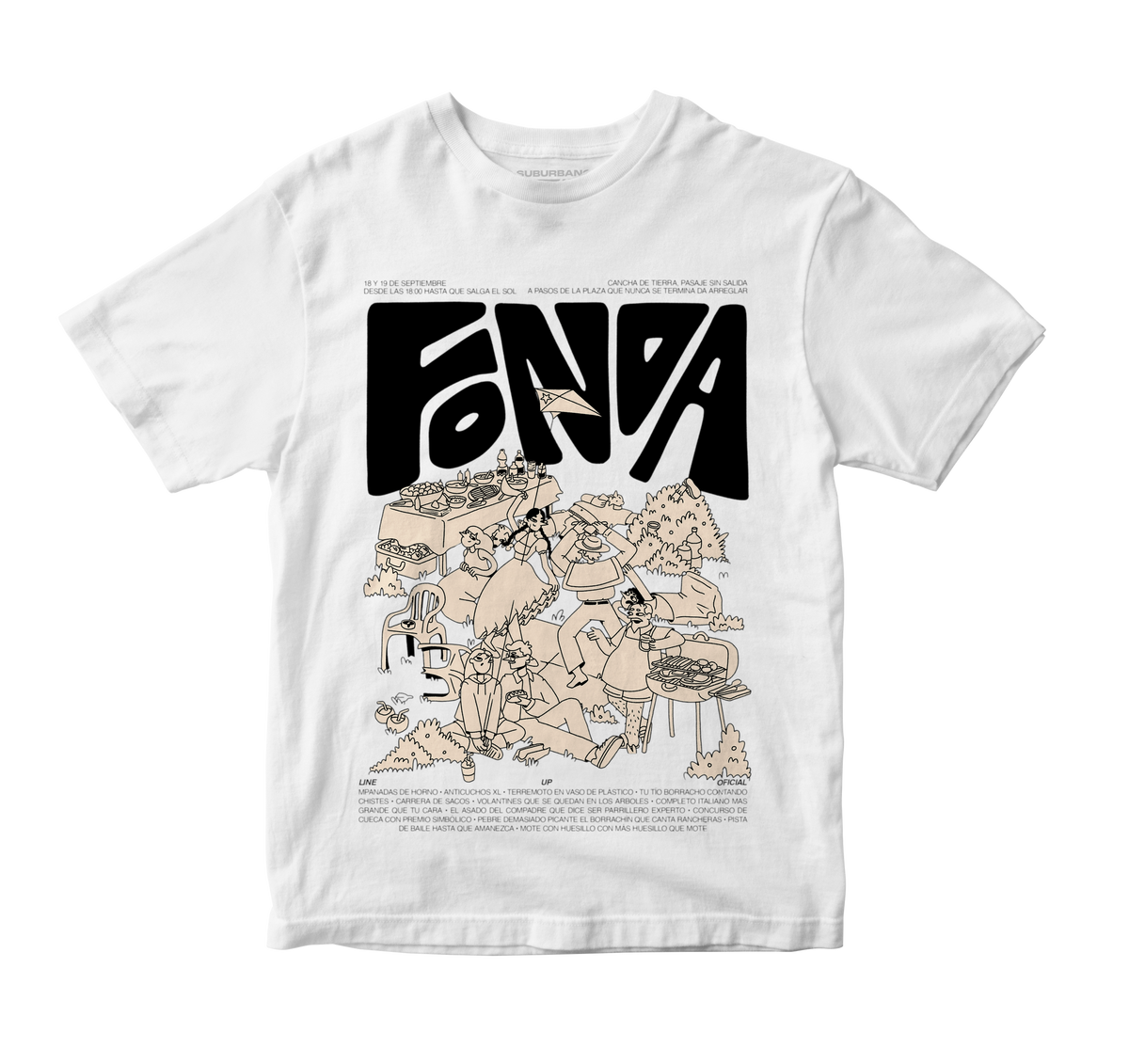 Polera Fonda (Crema)