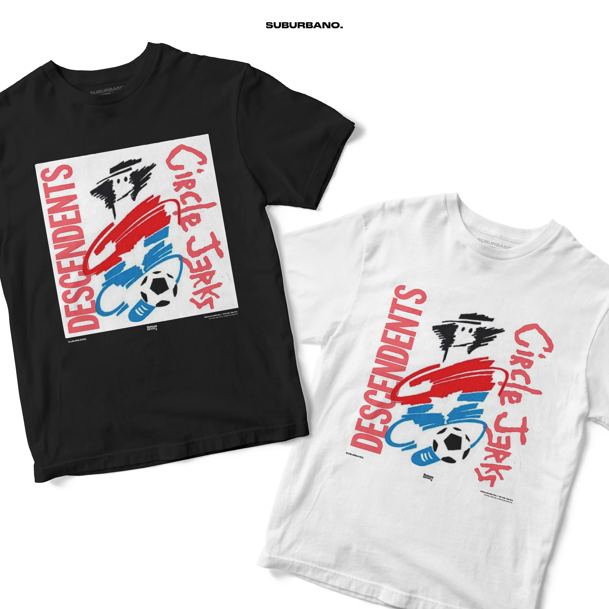 Polera Circle Jerks y Descendents