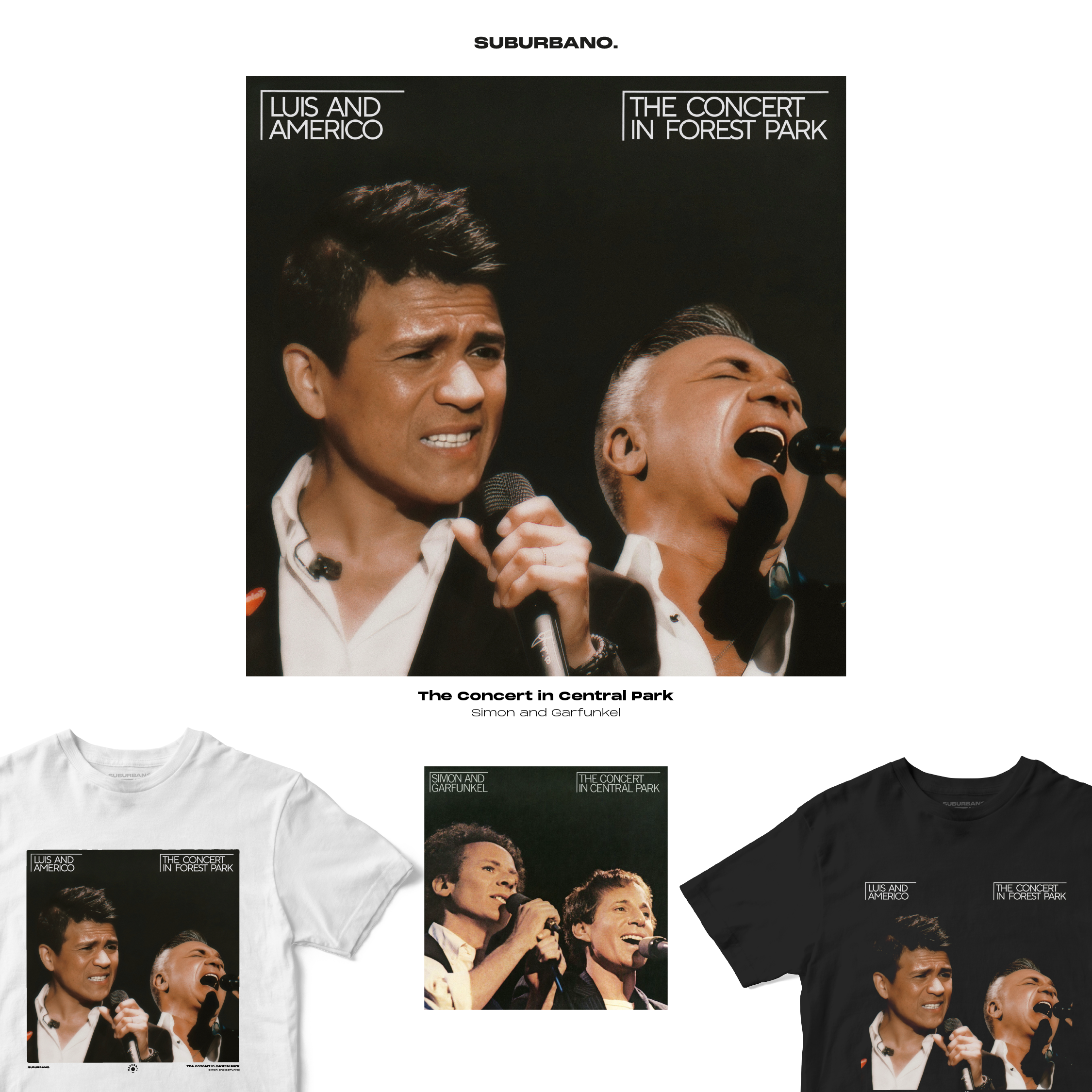 Polera The Concert in Central Park - Simon and Garfunkel