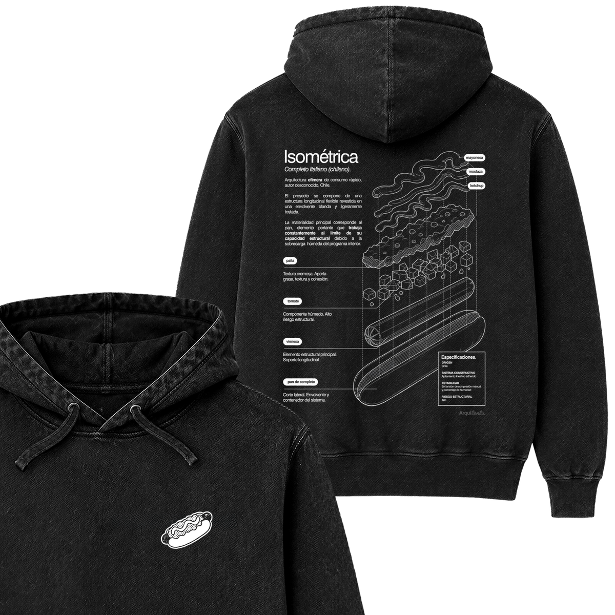 Polera Completo (Isométrica) - Espalda