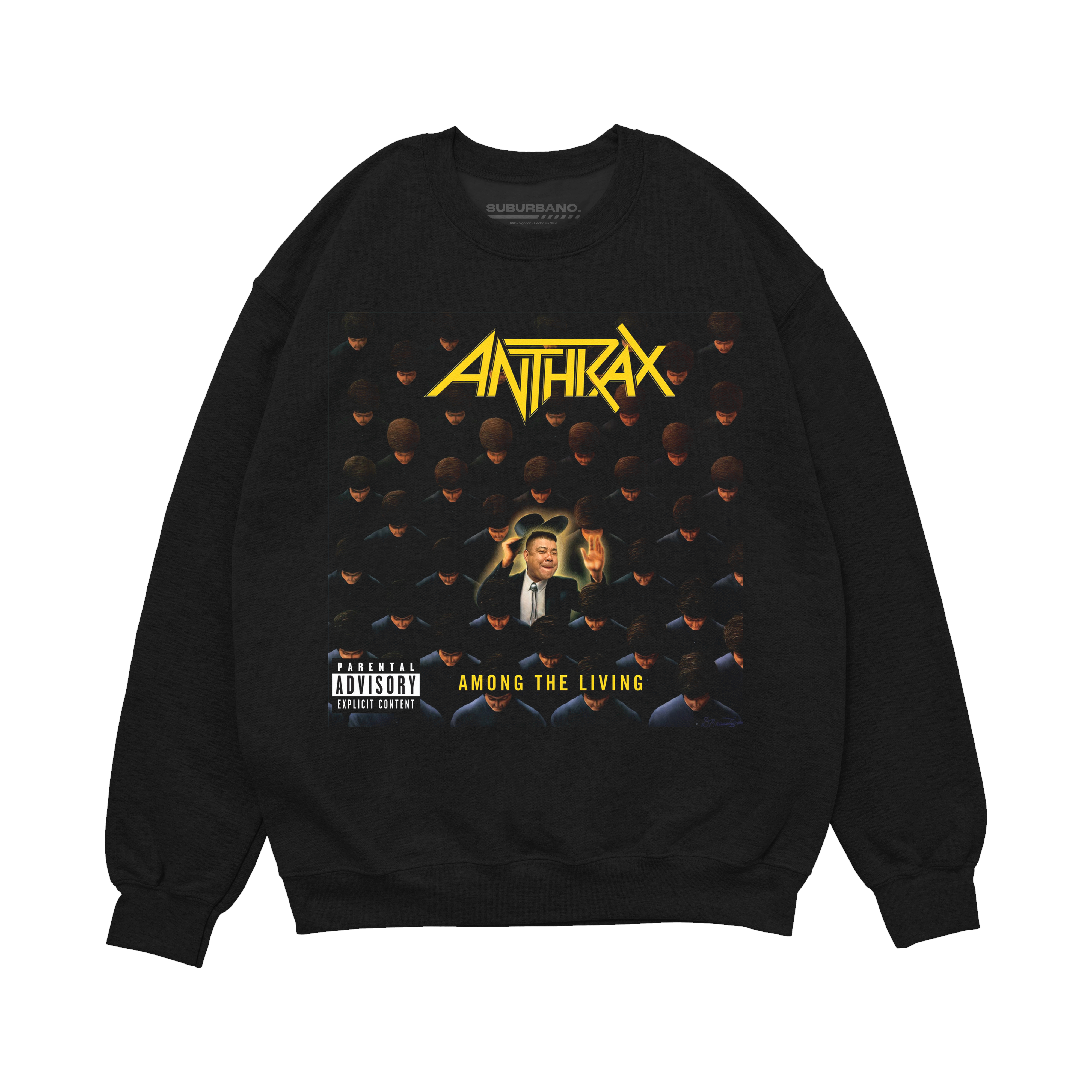 Polera Among the Living - Anthrax V1