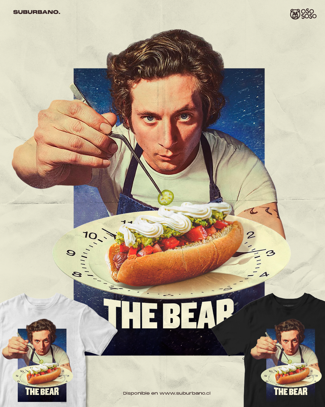 Polera The Bear - Completo