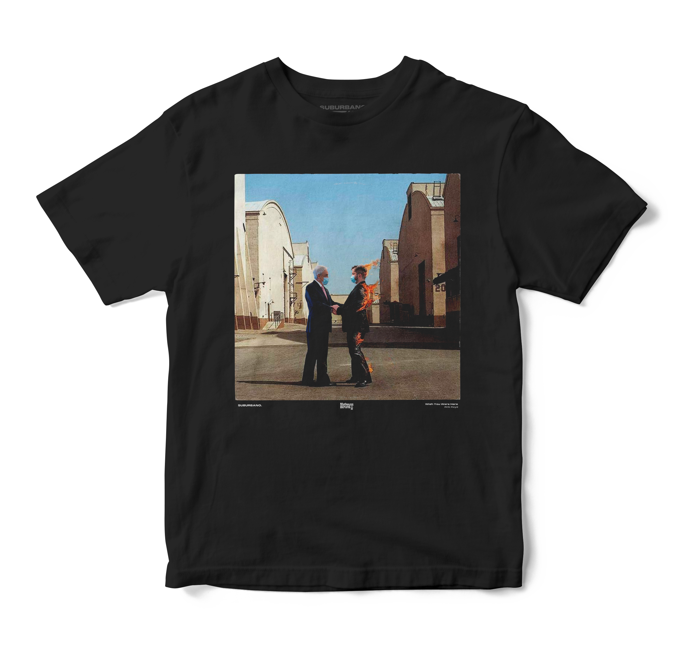 Polera Wish You Were Here - Pink Floyd