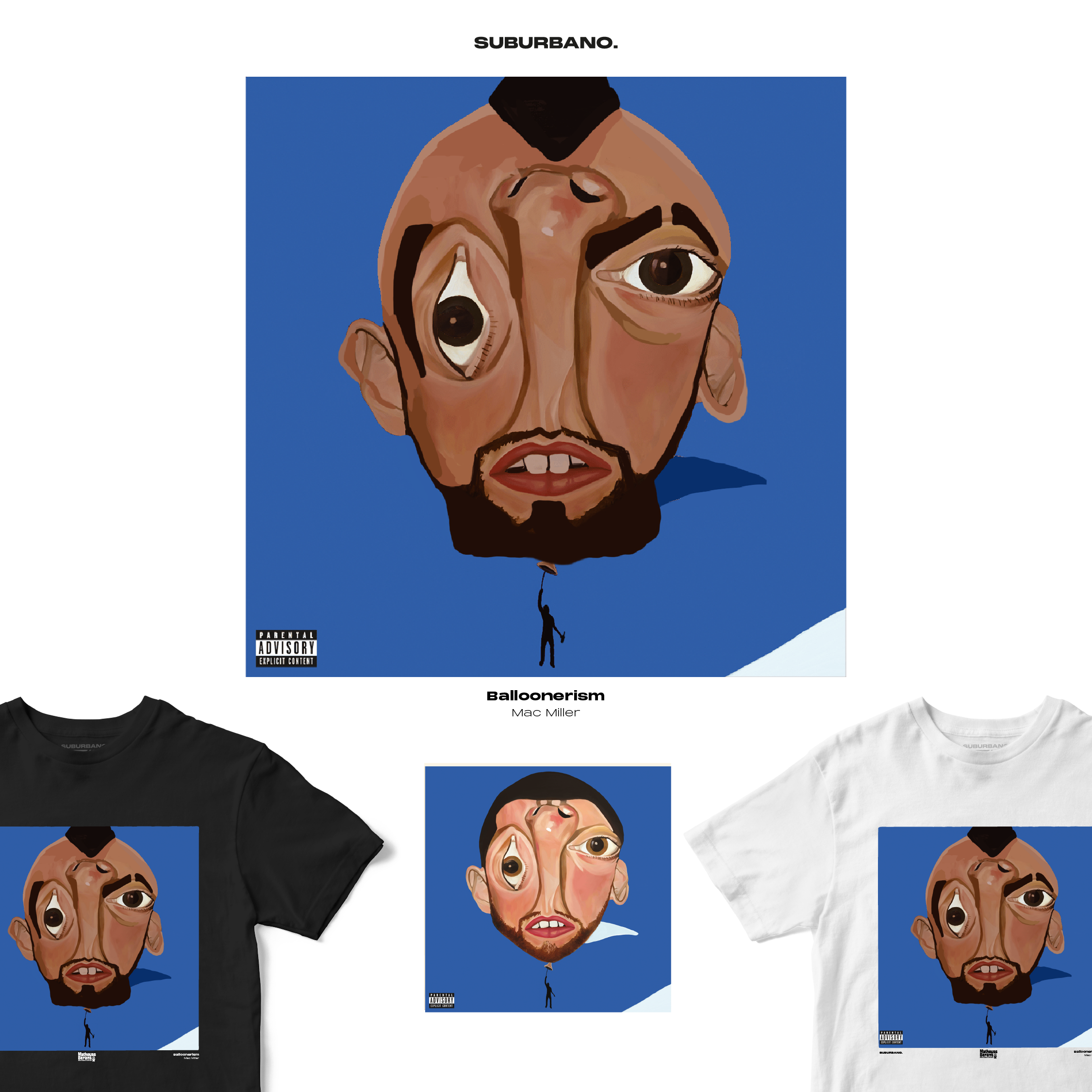 Polera Balloonerism - Mac Miller