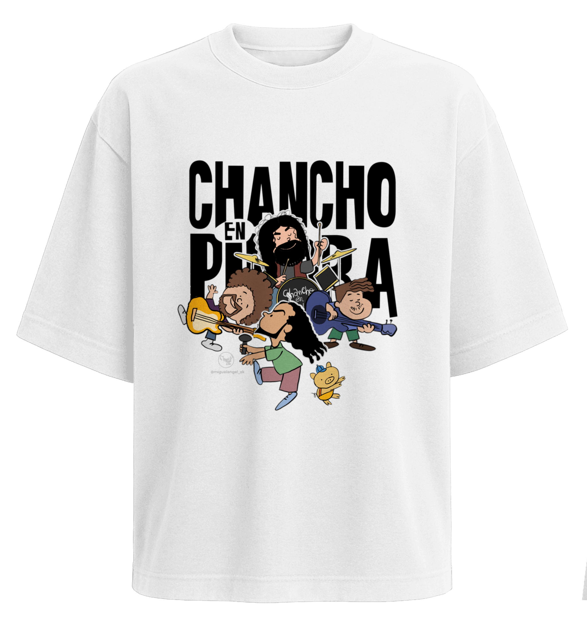 Polera Chancho en Piedra (Versión Snoopy)