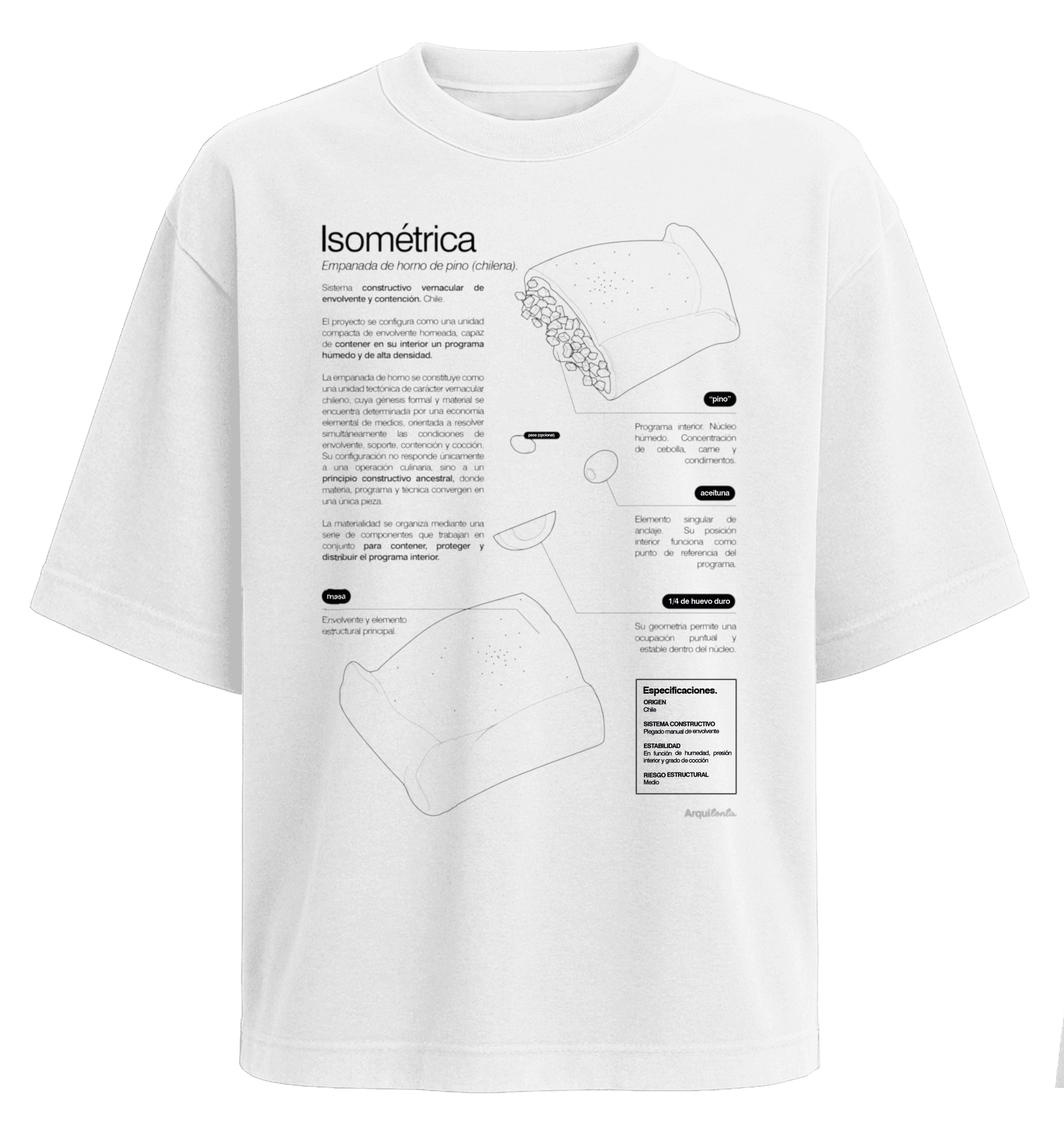 Polera Empanada (Isométrica)