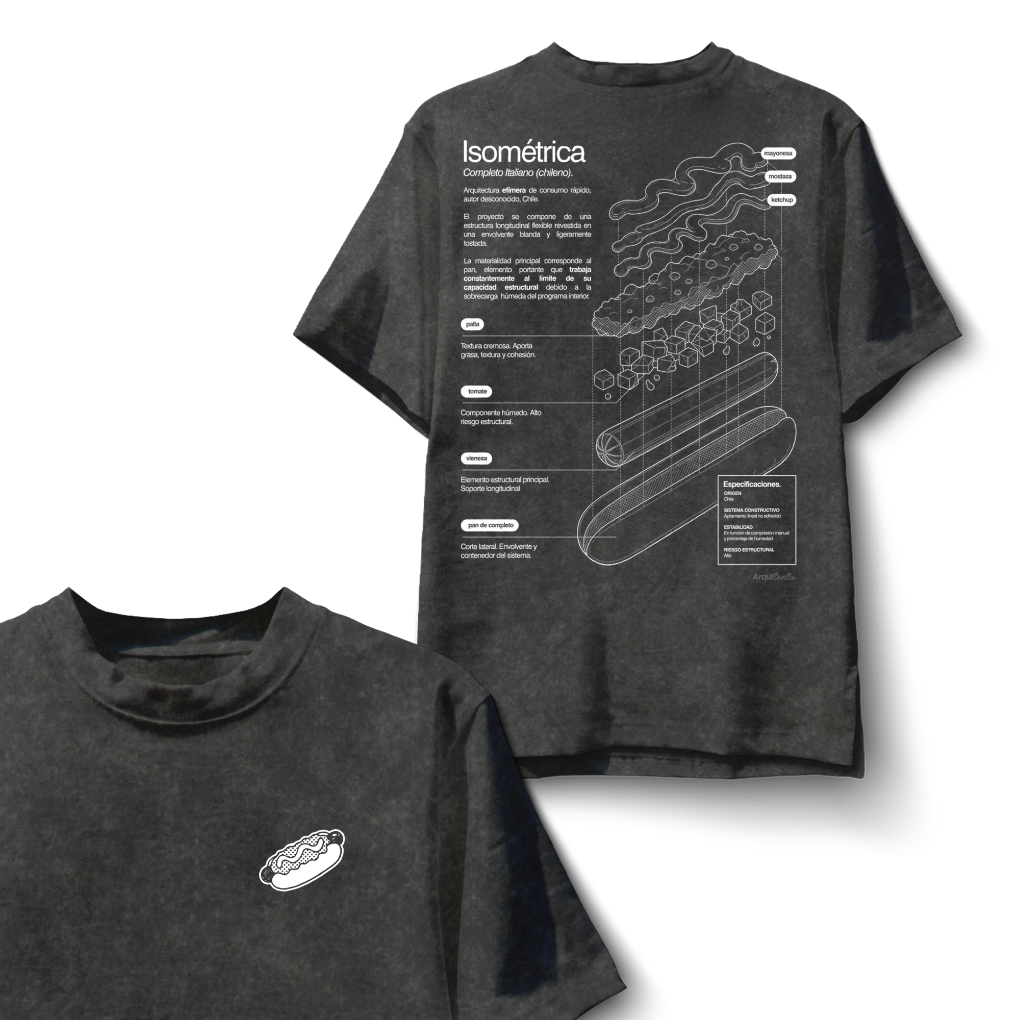 Polera Completo (Isométrica) - Espalda