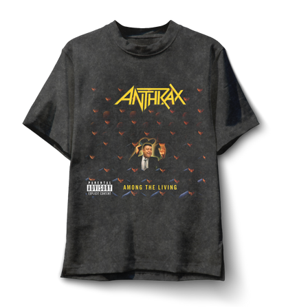 Polera Among the Living - Anthrax V1