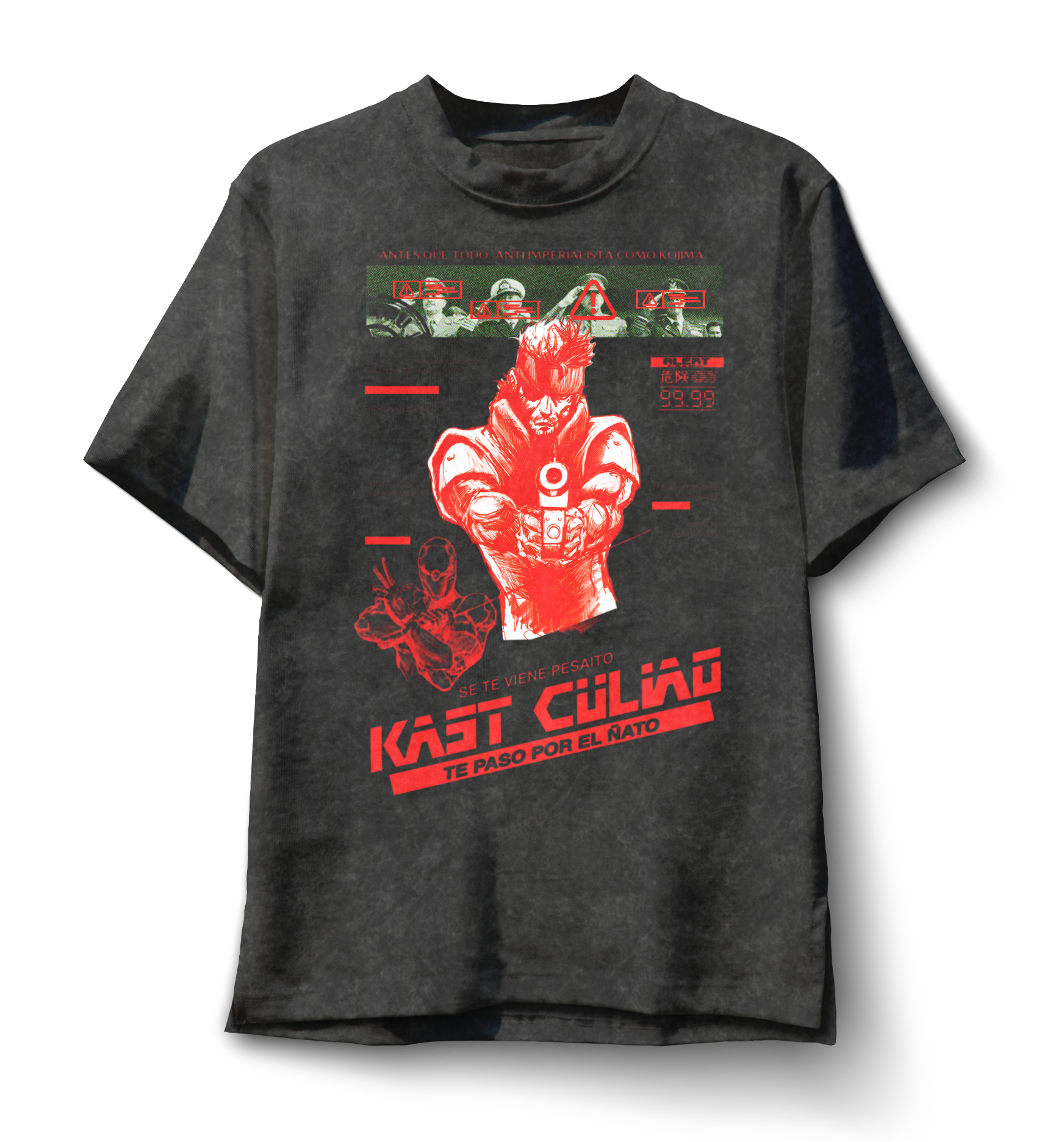 Polera Solid Snake X Kast (Metal Gear)