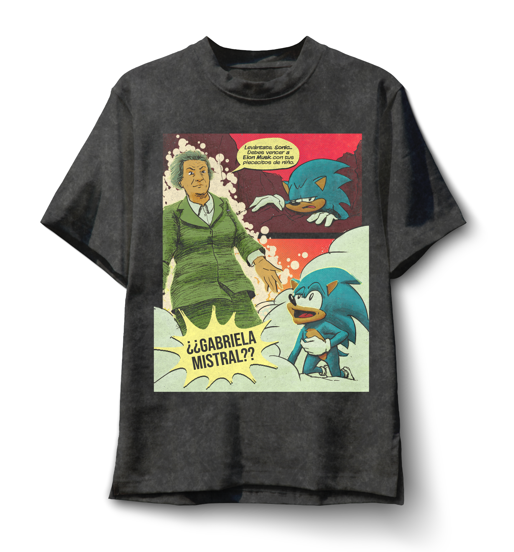 Polera Sonic X Gabriela Mistral