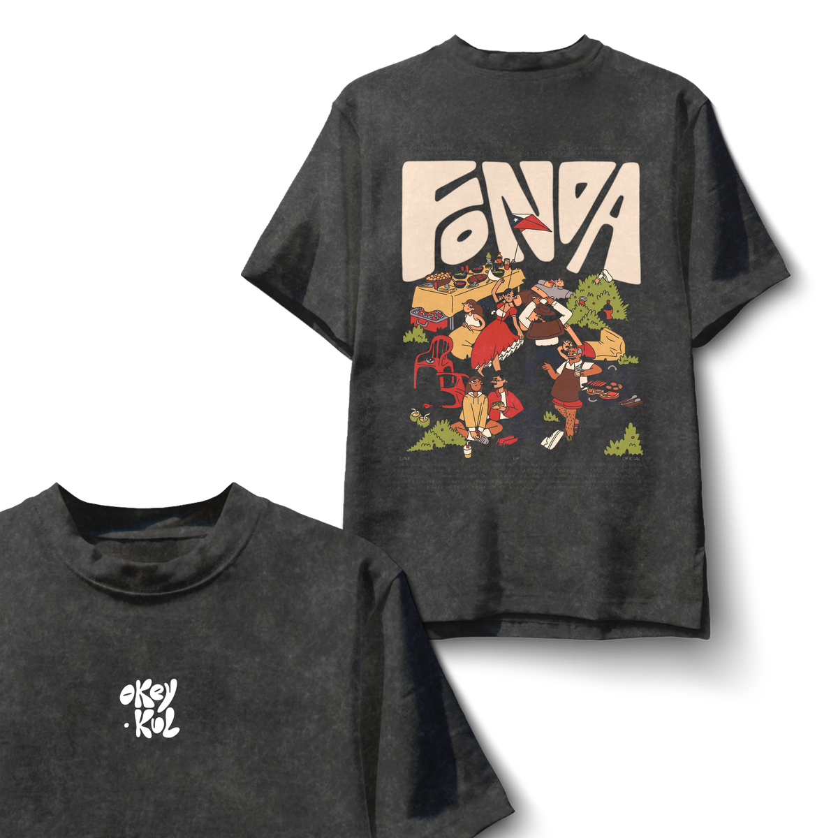 Polera Fonda - Espalda (Color)