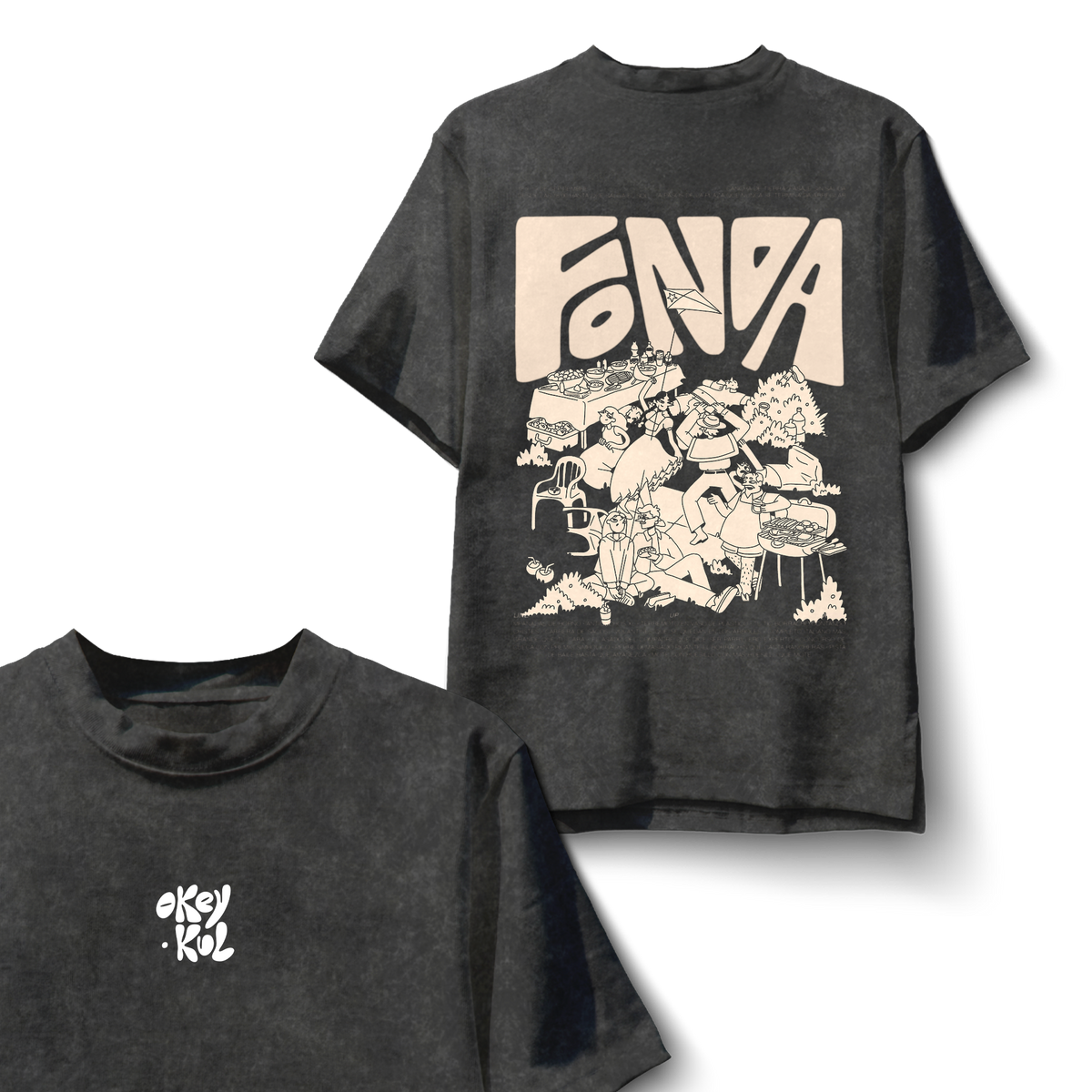 Polera Fonda - Espalda (Crema)