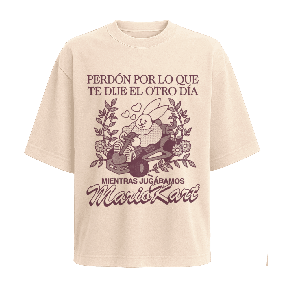 Polera Perdóname (Mariokart)