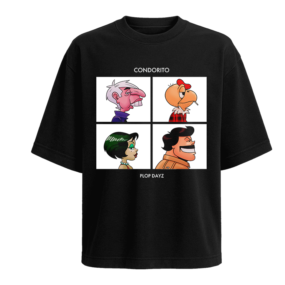 Polera Demon Days - Gorillaz (Condorito)