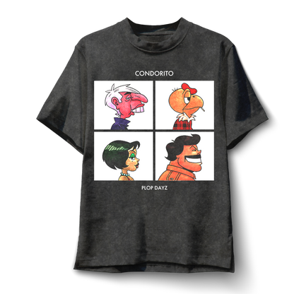 Polera Demon Days - Gorillaz (Condorito)