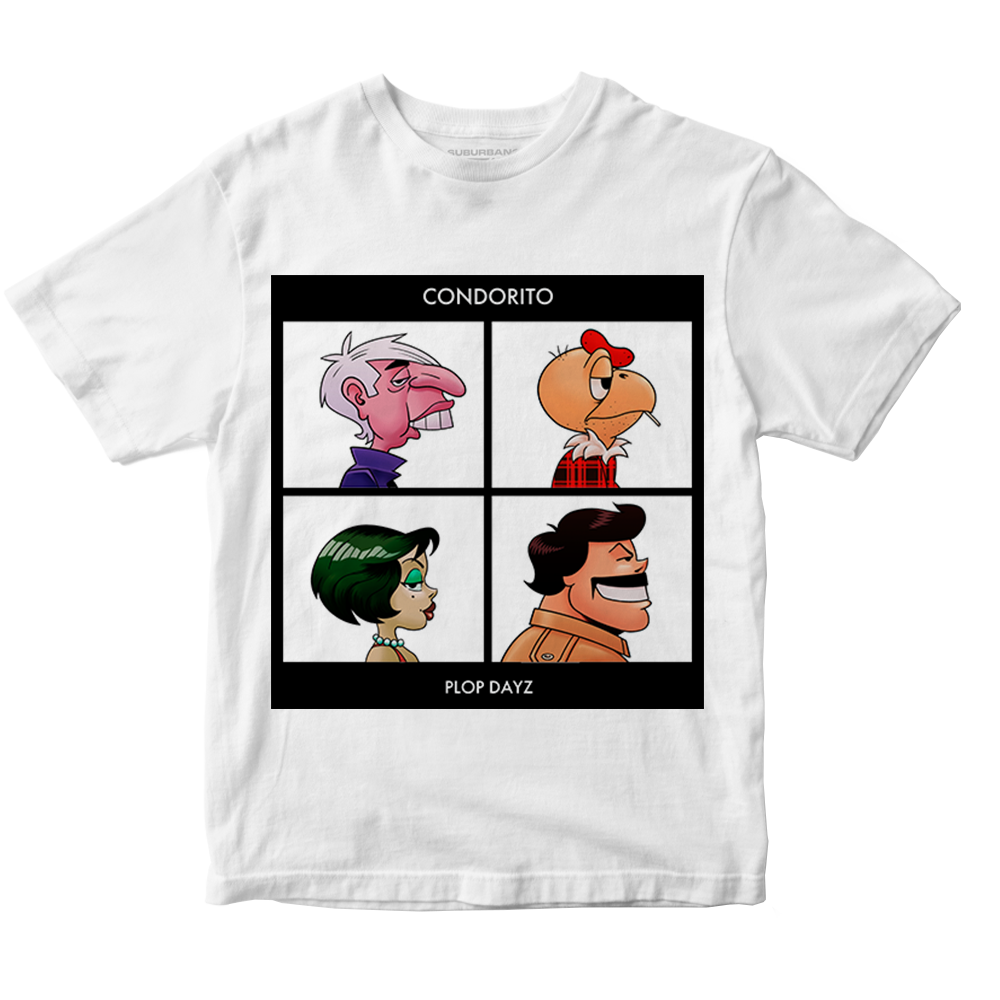 Polera Demon Days - Gorillaz (Condorito)