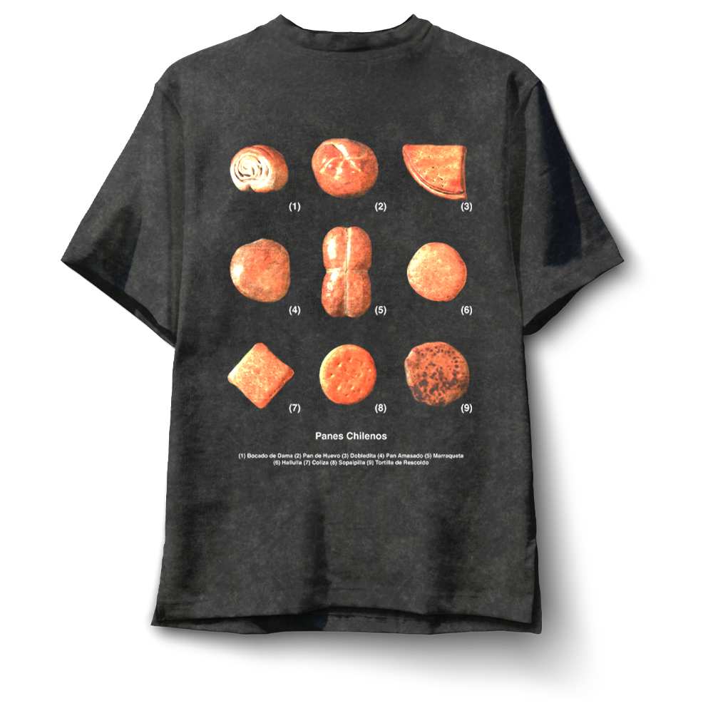 Polera Panes Chilenos - Espalda