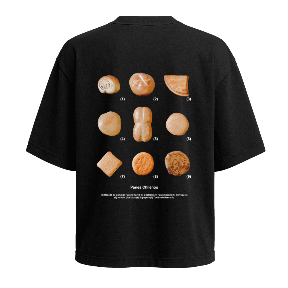 Polera Panes Chilenos - Espalda