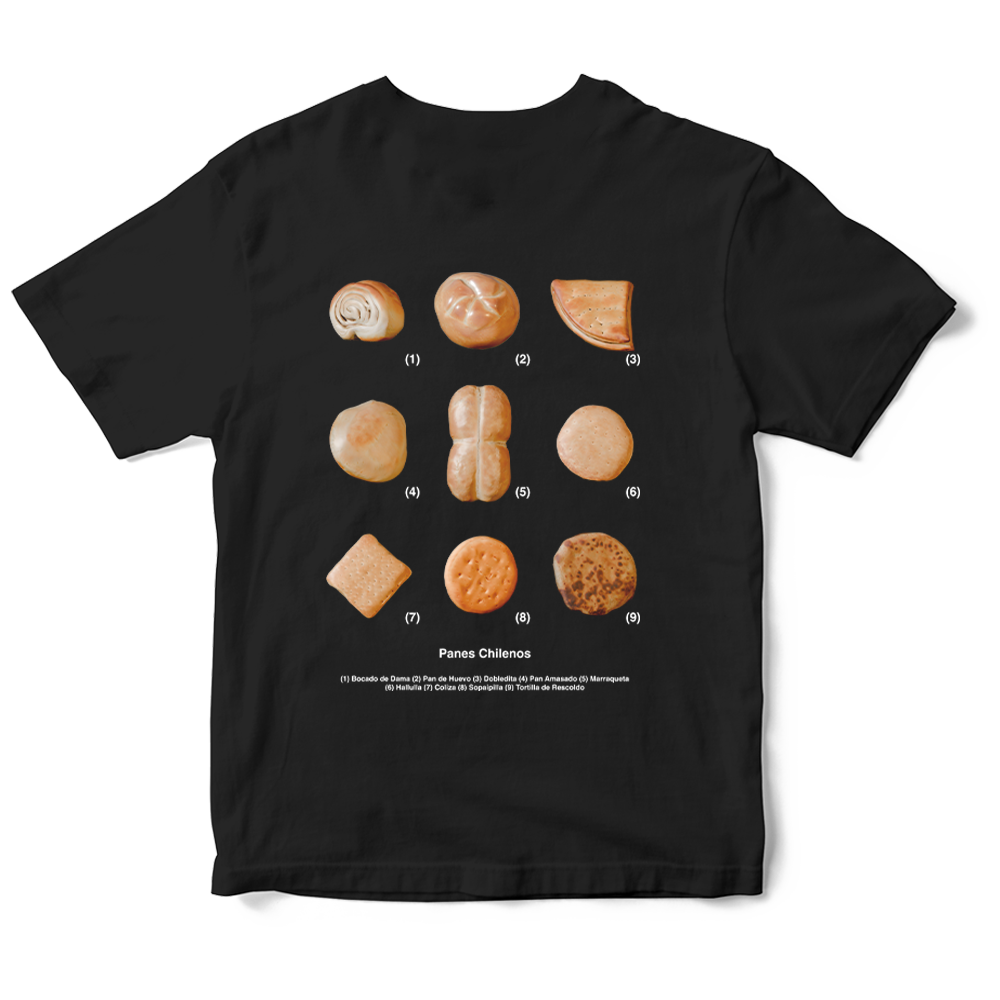 Polera Panes Chilenos - Espalda