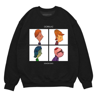 Polera Demon Days - Gorillaz (Diego y Glot)
