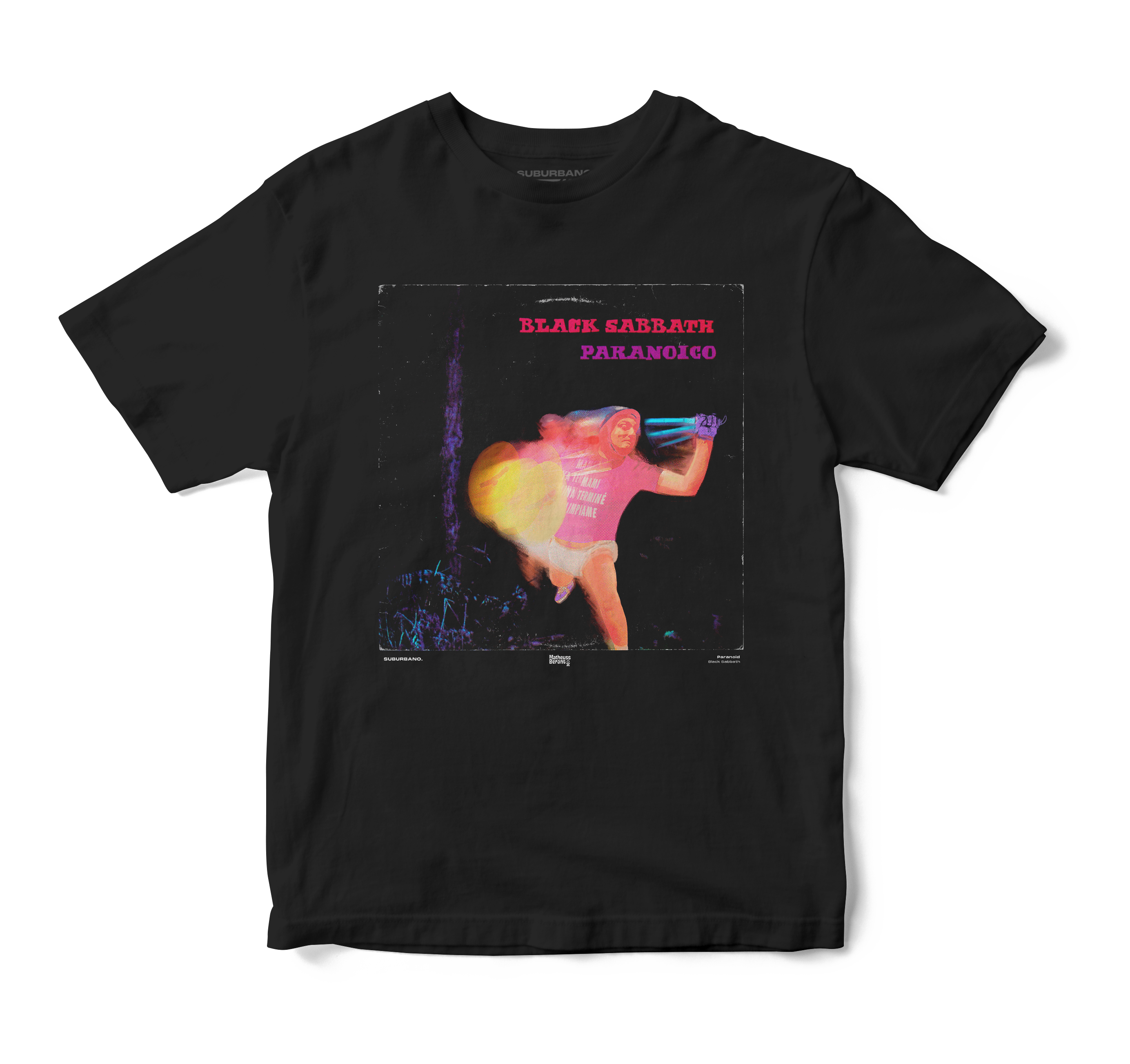 Polera Paranoid - Black Sabbath