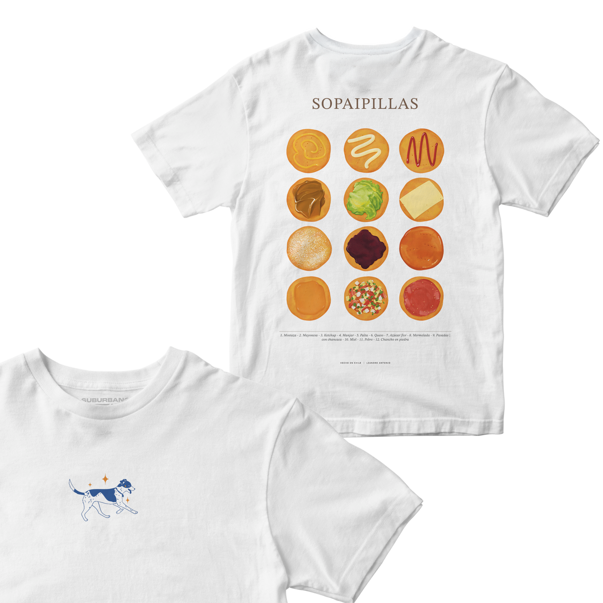 Polera Sopaipillas - Espalda