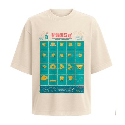 Polera Pompas de Jabón (Bob Esponja) - Crema