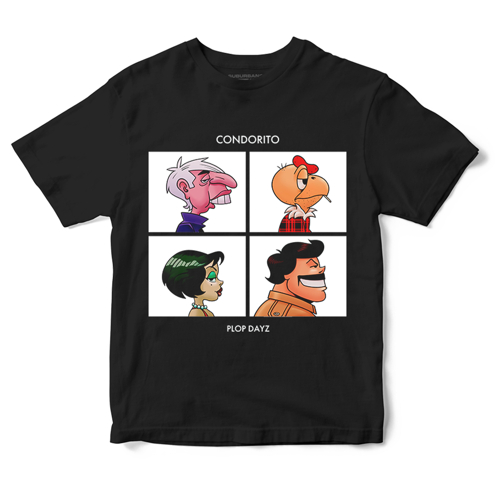 Polera Demon Days - Gorillaz (Condorito)
