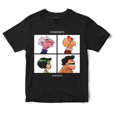 Polera Demon Days - Gorillaz (Condorito)