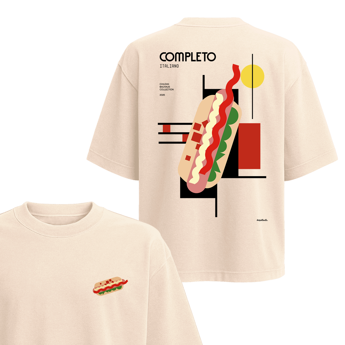 Polera Completo (Bauhaus) - Espalda