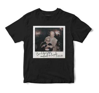Polera Danny DeVito y Nicanor Parra